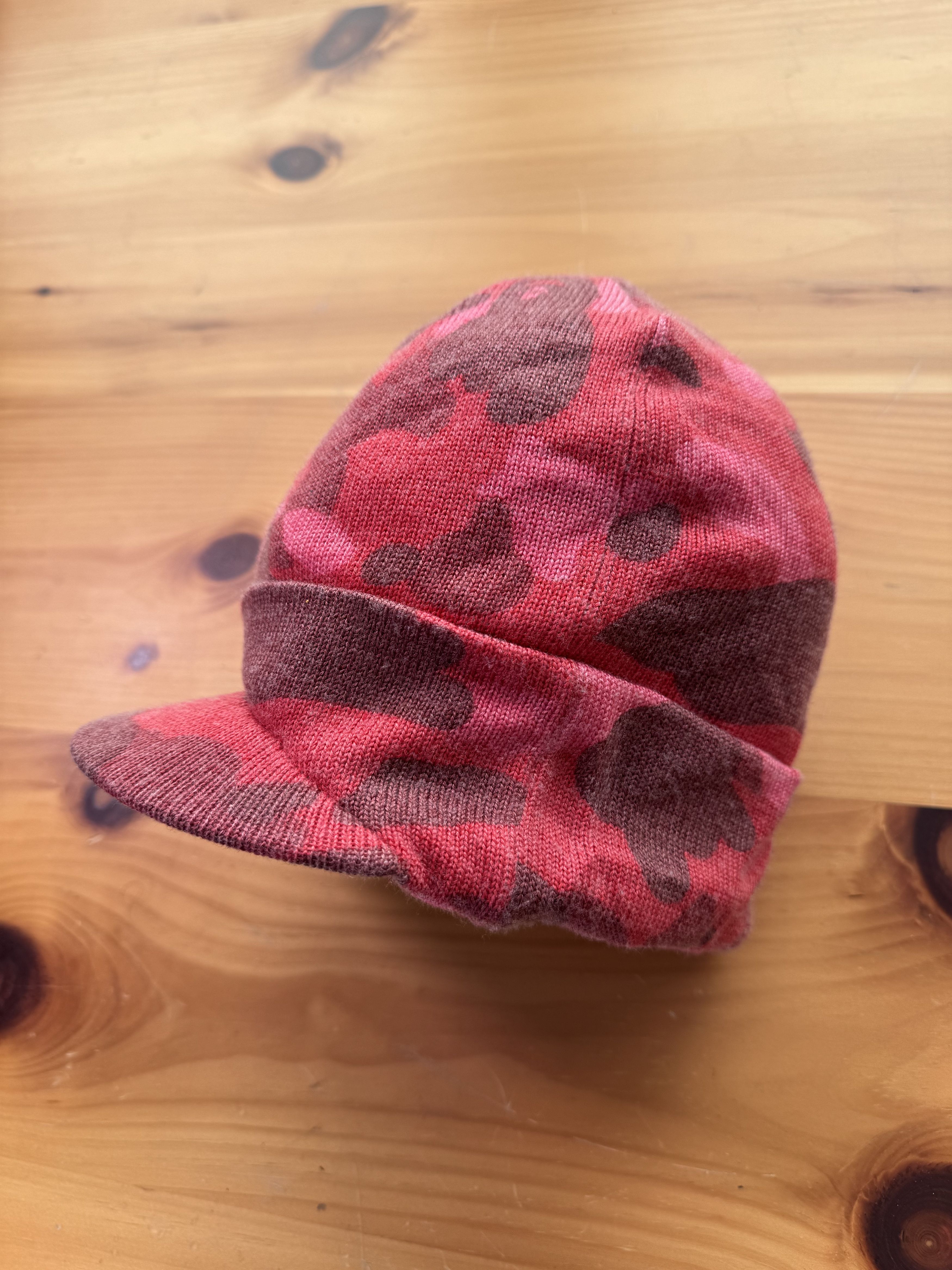 Bape 00's Bape Bathing Ape Beanie Brim Camo Size ONE SIZE - 1 Thumbnail