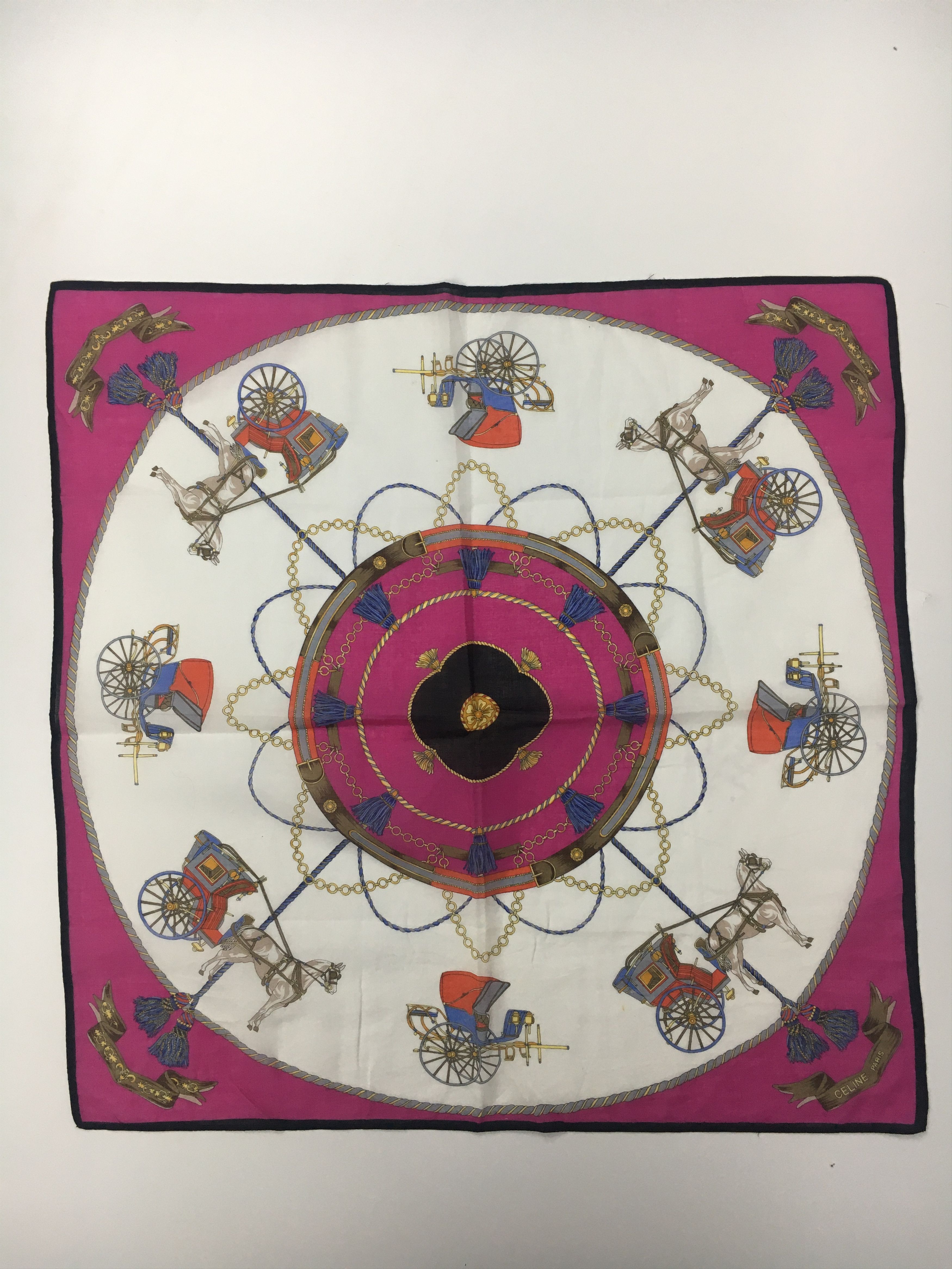 Celine Celine Paris Handkerchief / Bandana / Neckerchief HKC0140 Size ONE SIZE - 3 Thumbnail