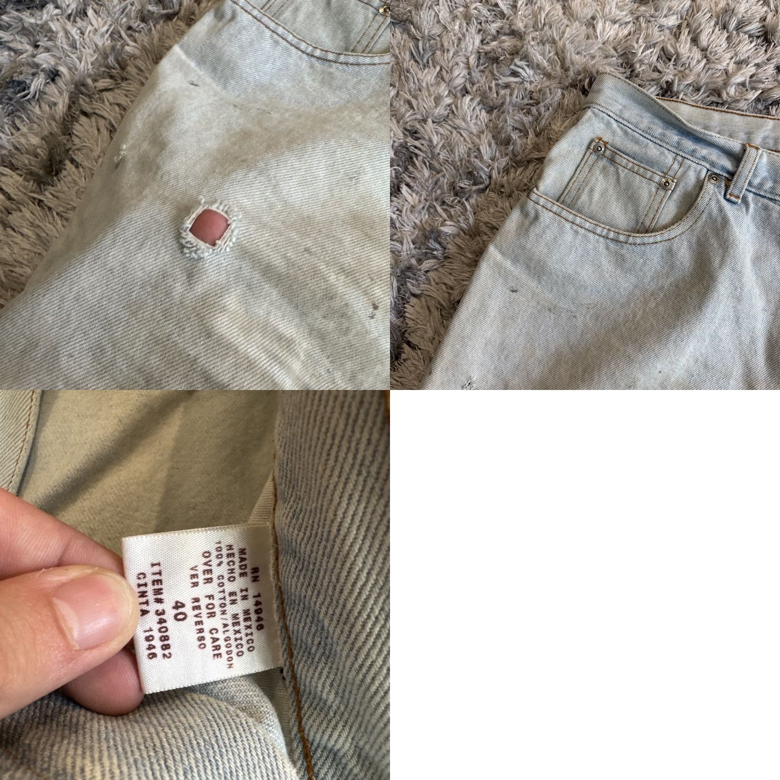 Vintage VINTAGE 00’s Members Mark Blue Denim Jorts Cargo Jeans Shorts Men’s Size 40 Casual Distressed Regular Collegiate Mens Size US 40 / EU 56 - 11 Thumbnail
