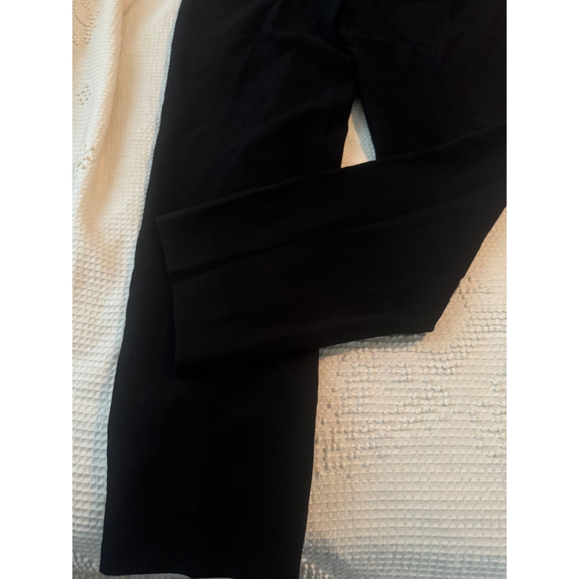 Designer St. John Women's Black Dress Pants Size 8 Size 30" / US 8 / IT 44 - 4 Thumbnail
