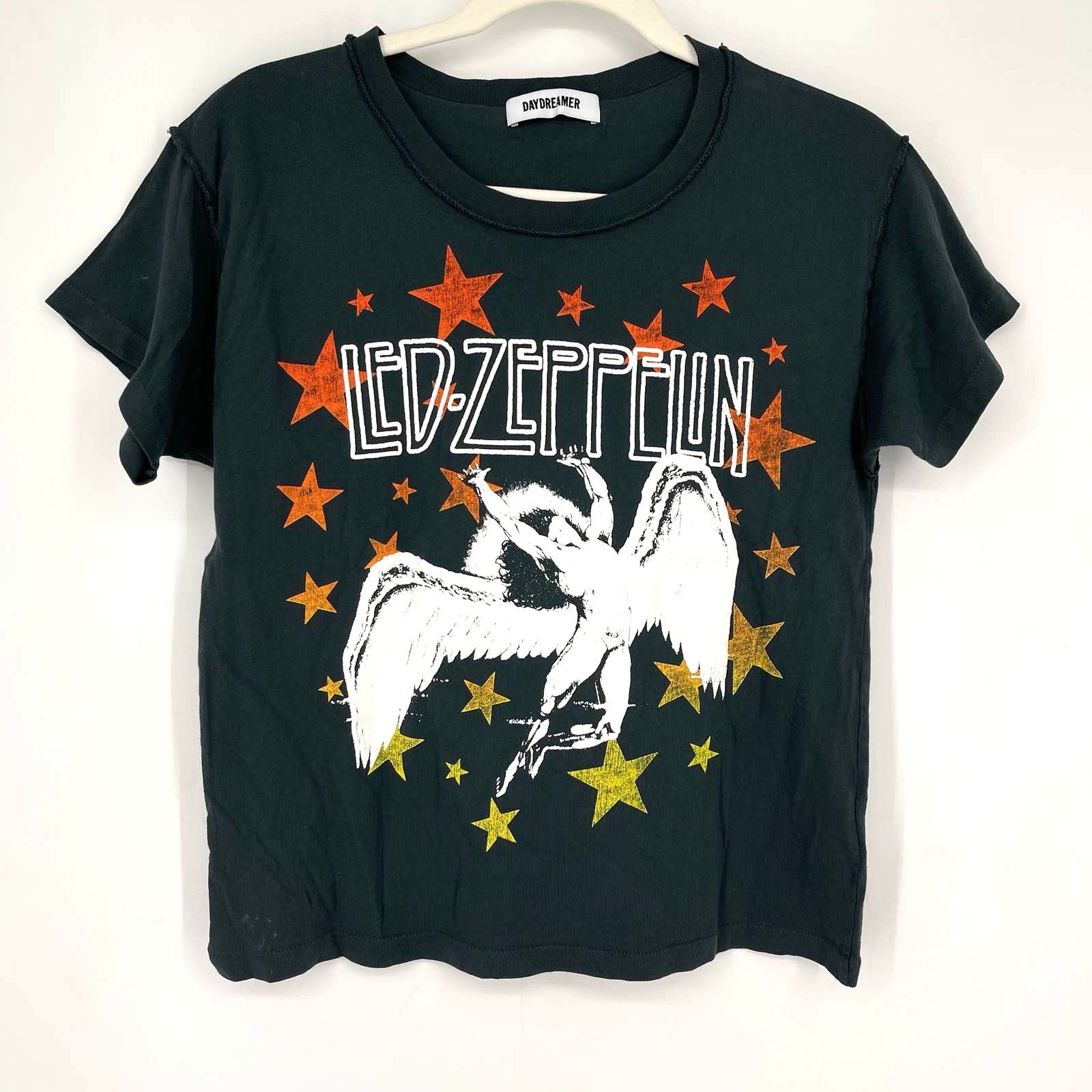Daydreamer Daydreamer Led Zepplin Icarus Star Tee Vintage Black Small Size S / US 4 / IT 40 - 1 Thumbnail