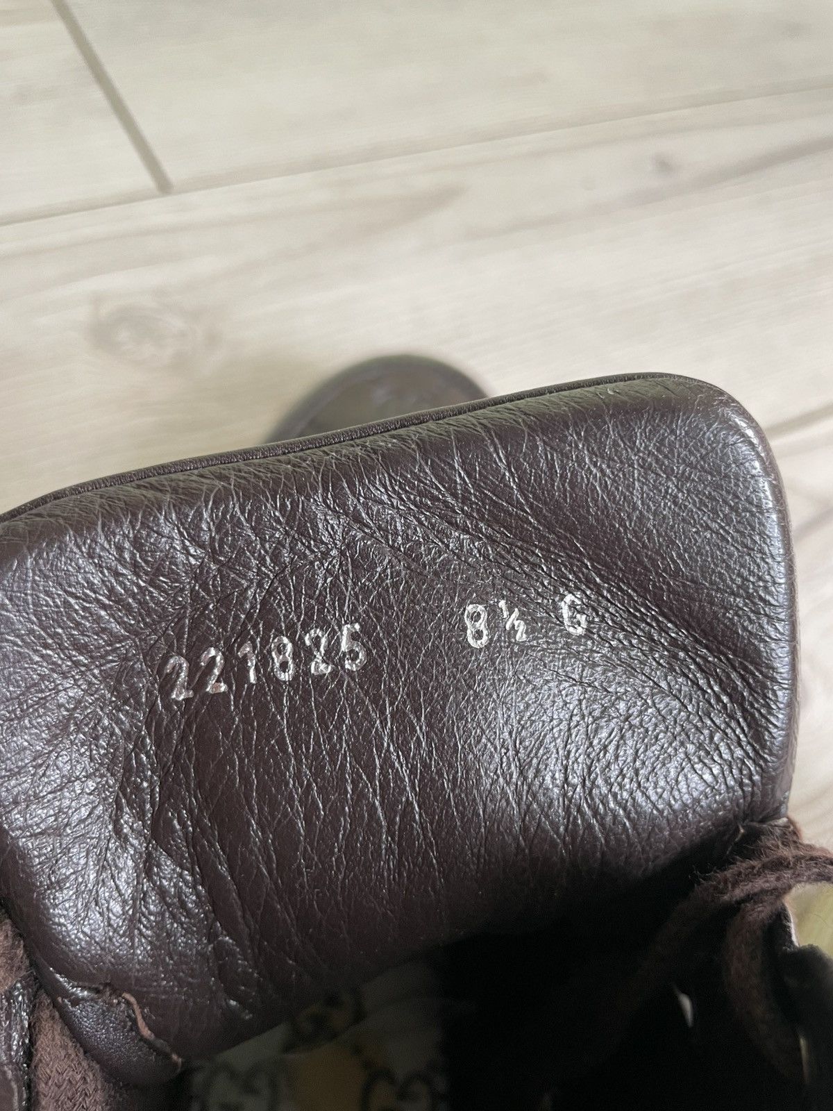 Gucci GUCCI Sneakers Hi-Top Leather Web Guccisima GG Monogram Size US 8 / EU 41 - 17 Thumbnail