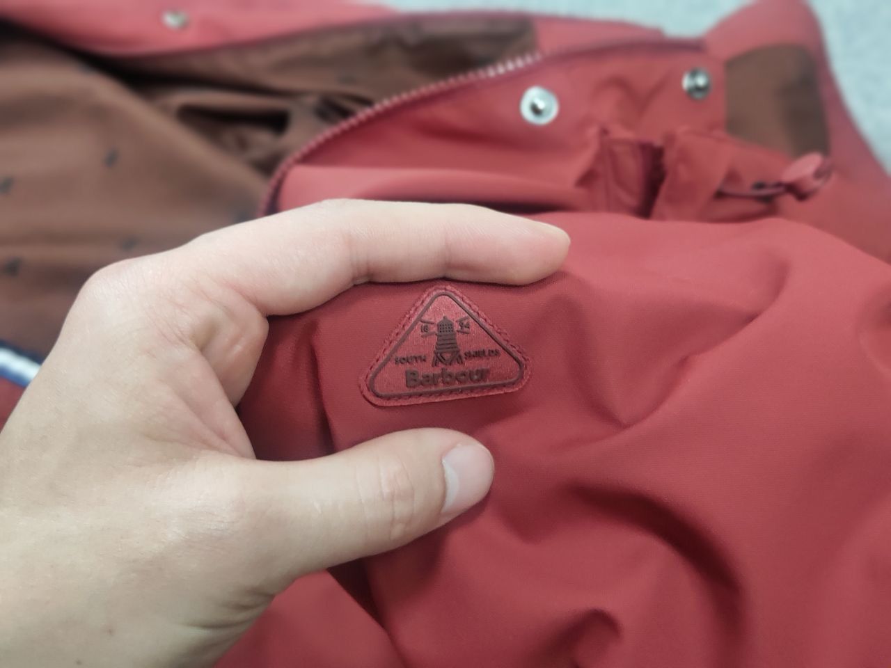 Barbour Barbour Roseate Waterproof Hooded Long Jacket brick color Size XL / US 12-14 / IT 48-50 - 17 Thumbnail