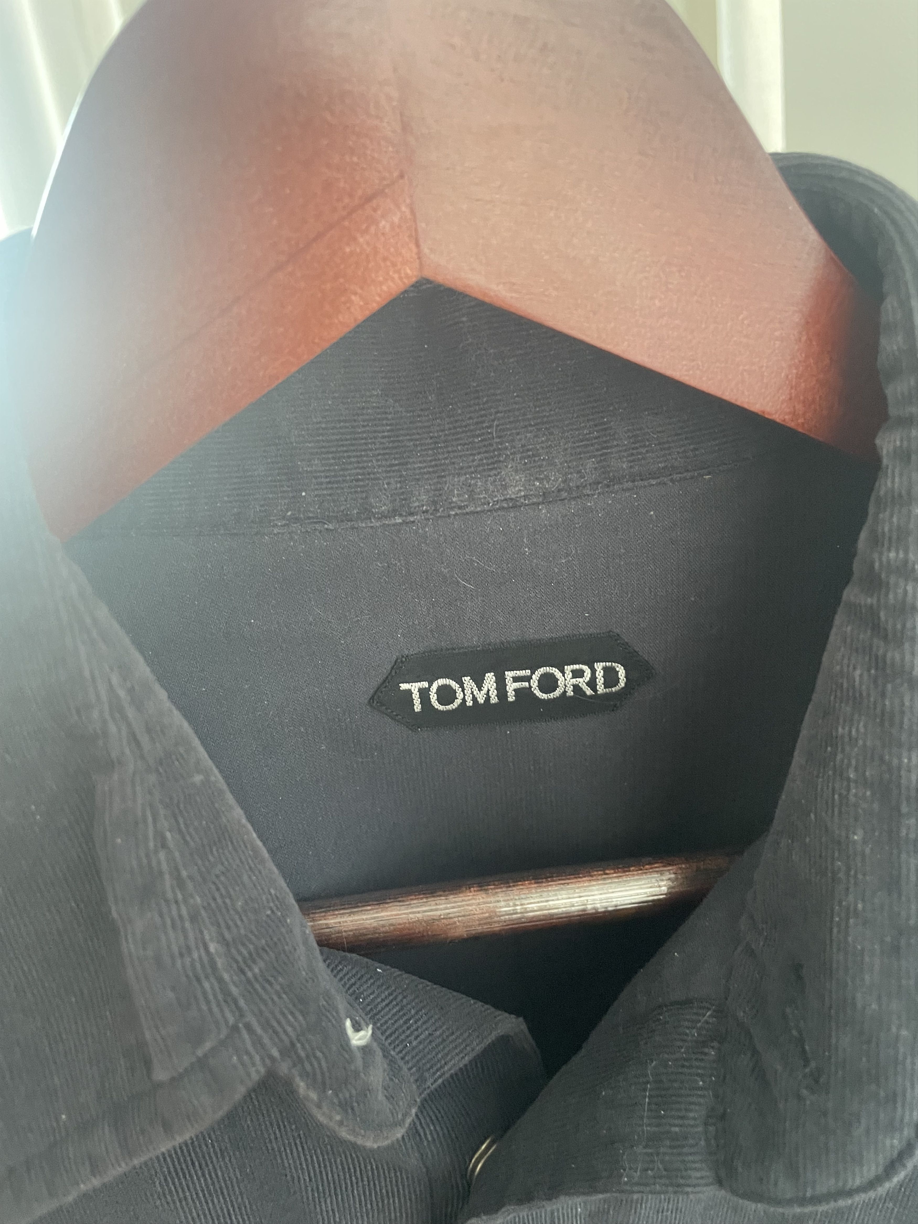 Tom Ford Tom Ford Velour Western shirt Navy blue size medium Size M / US 6-8 / IT 42-44 - 3 Thumbnail