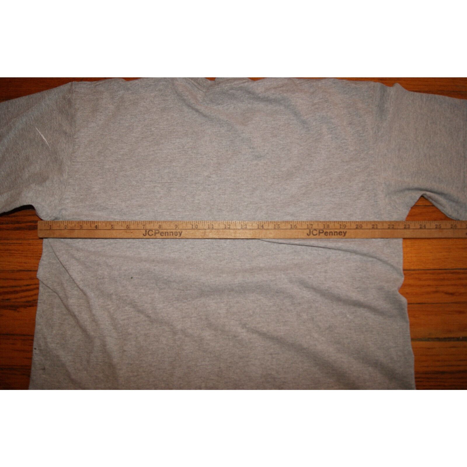 Nike VTG 90s Nike Mini Swoosh T-Shirt Gray Mens Large White Tag Size US L / EU 52-54 / 3 - 10 Thumbnail