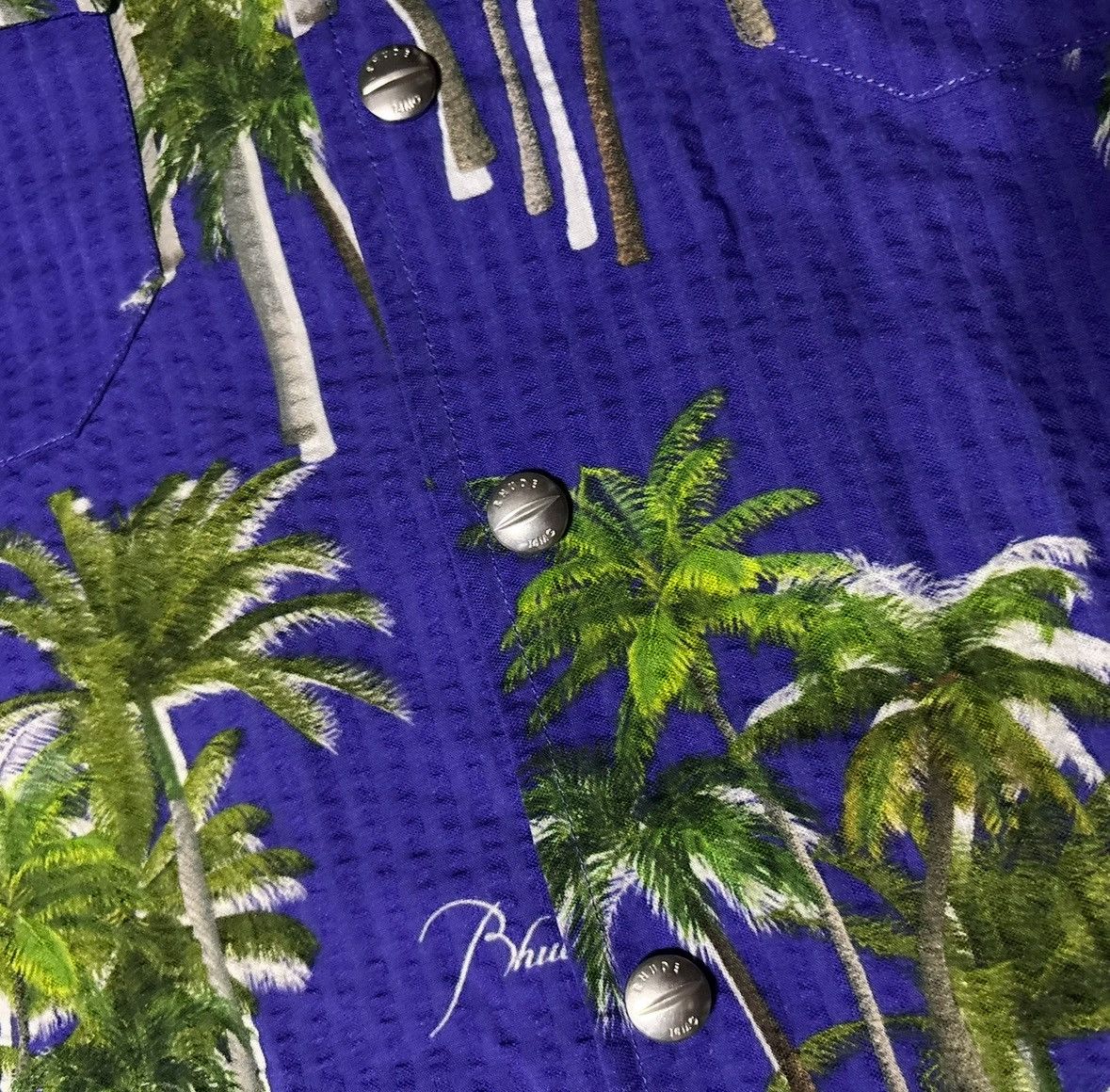 Rhude Rhude palm tree print “green” shirt Size US M / EU 48-50 / 2 - 3 Thumbnail
