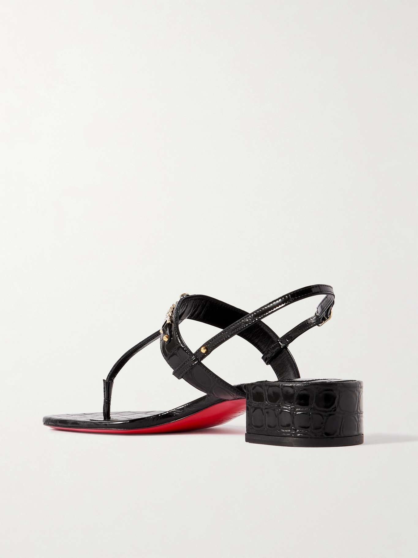 Christian Louboutin o1s1wg110925 Flats in Black Size US 6 / IT 36 - 3 Thumbnail