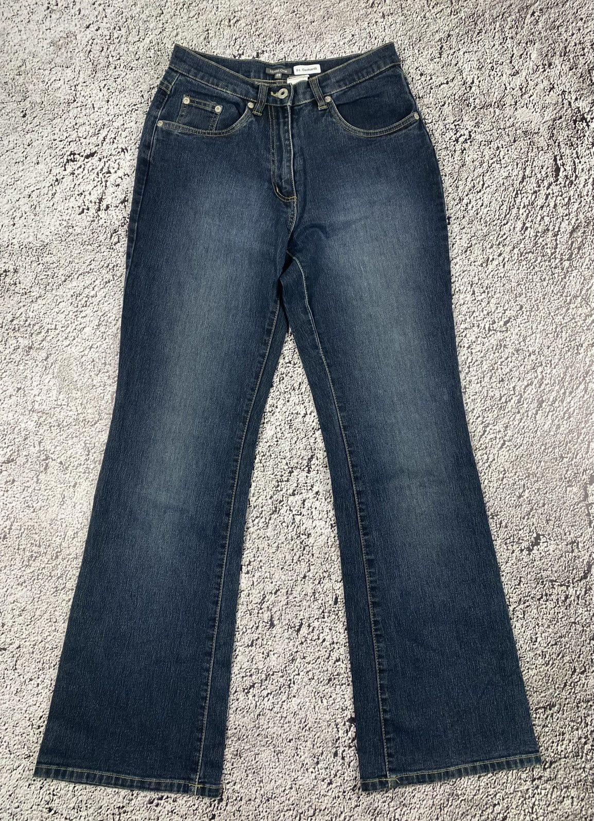 Vintage Vintage Y2K 00s bootcut faded jeans streetwear Size 28" / US 6 / IT 42 - 2 Thumbnail