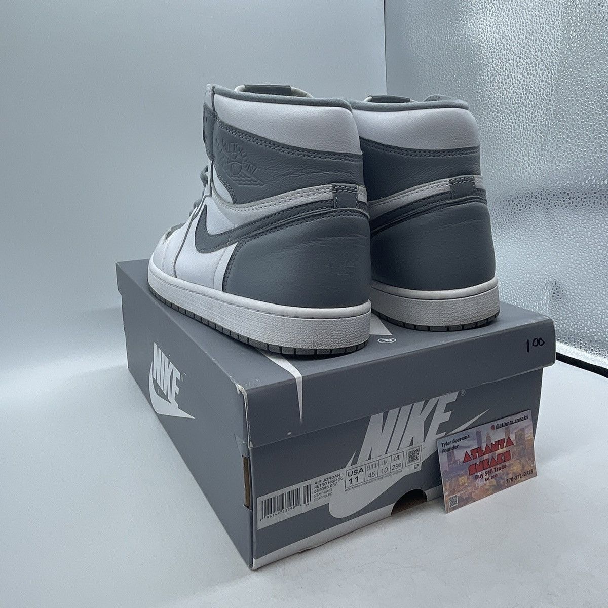 Jordan Brand Air Jordan 1 high stealth Size US 11 / EU 44 - 4 Thumbnail