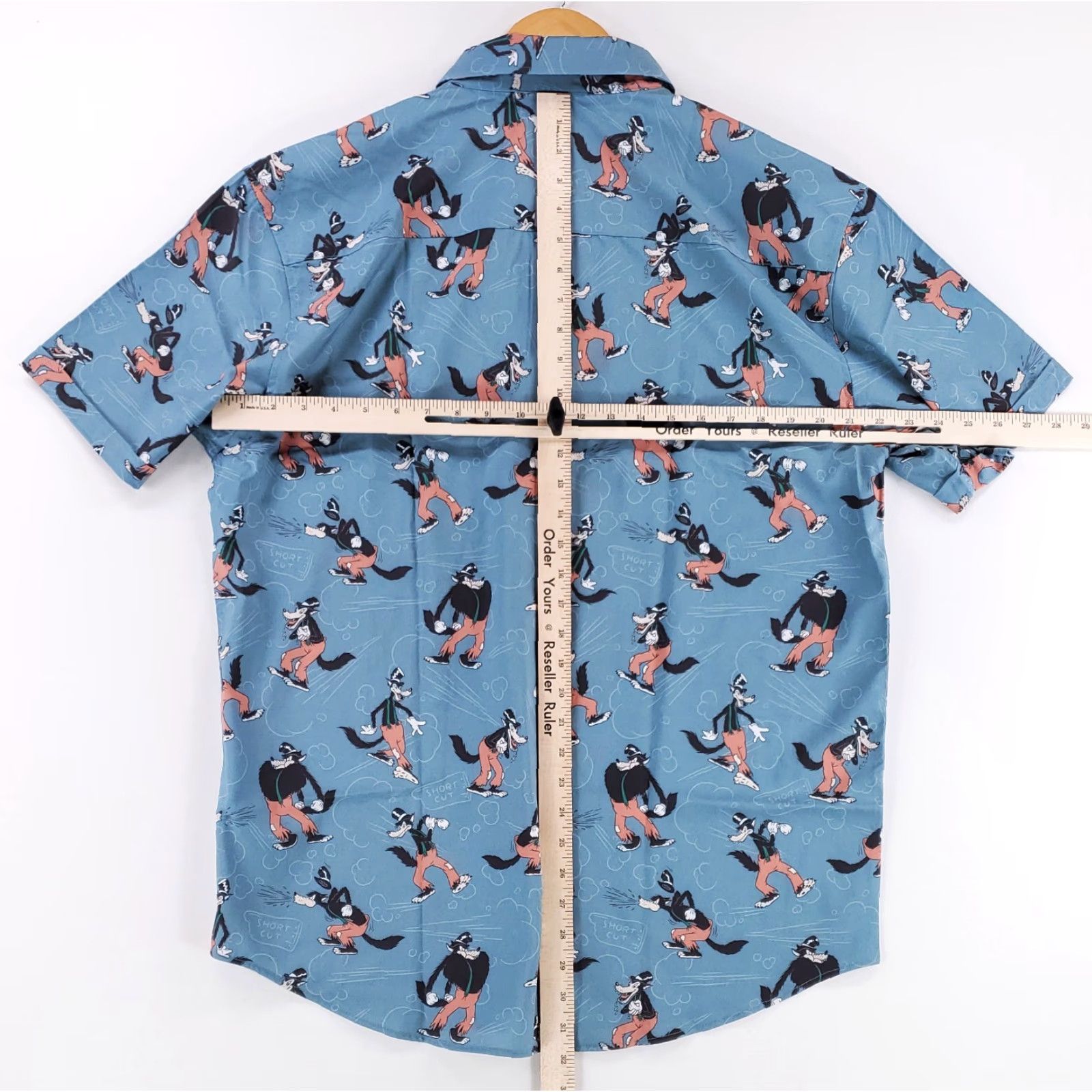 Disney RSVLTS Disney Villains Series 3 Huff'n and Puff'n Button Down Shirt Mens XL NWT Multicolor Shirt Size US XL / EU 56 / 4 - 5 Thumbnail