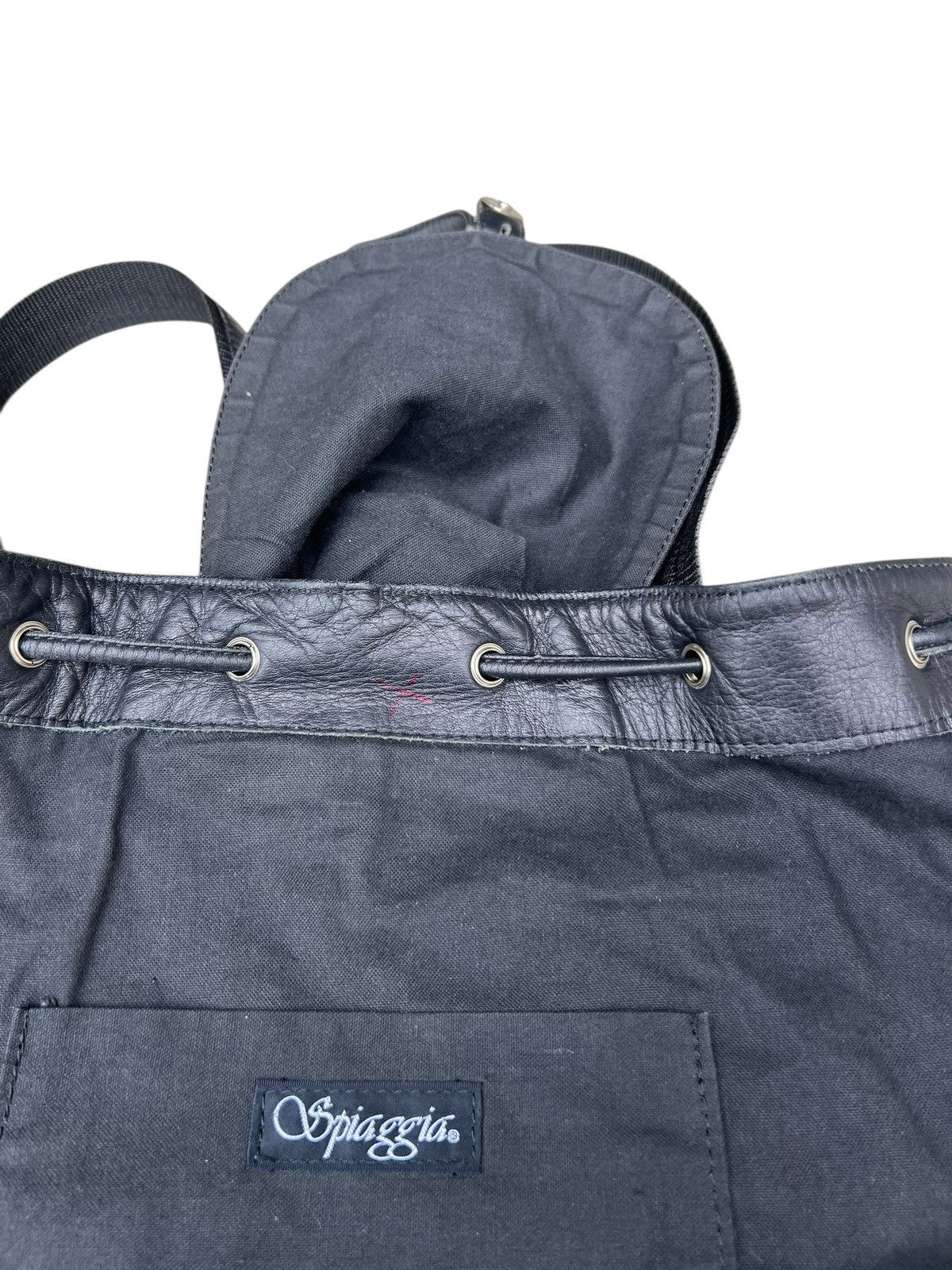 Leather Spiaggia Japan Faded Patina Leather Backpack Rucksack Bag Size ONE SIZE - 22 Thumbnail