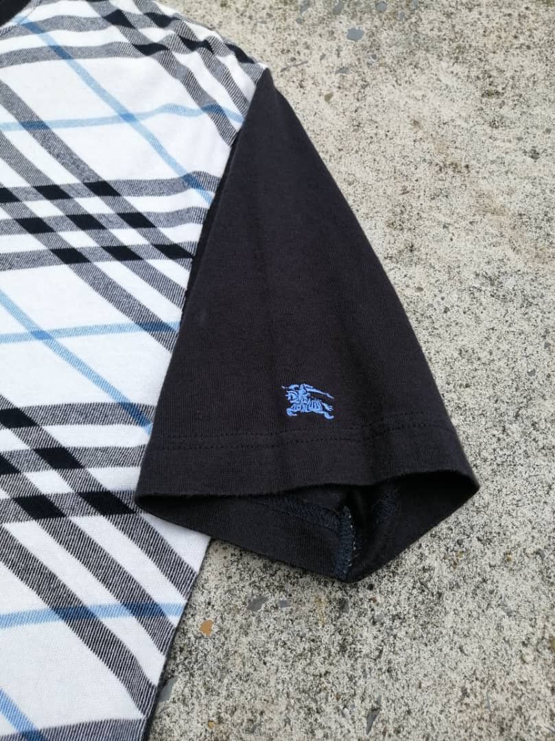 Burberry × Japanese Brand Burberry Black Label Plaid Tee Size US M / EU 48-50 / 2 - 9 Thumbnail