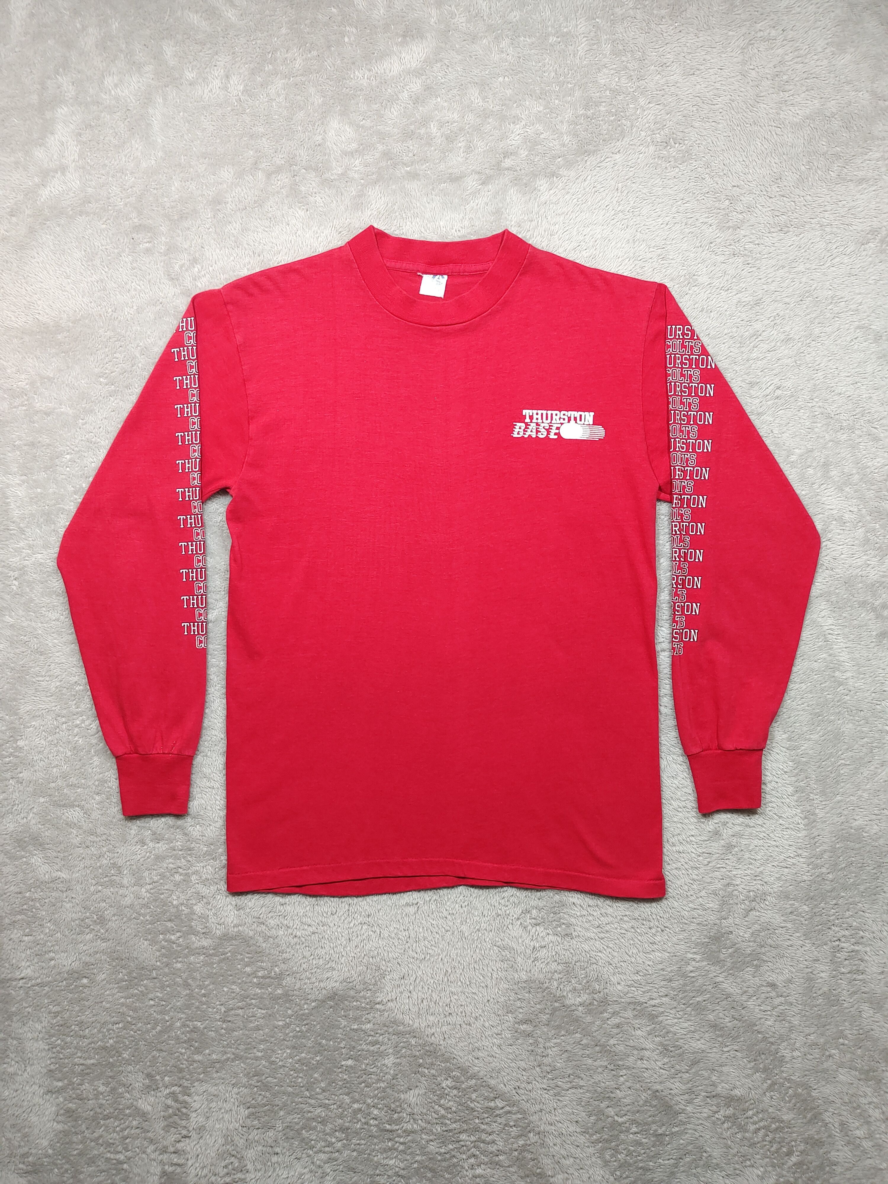 MLB × Vintage VINTAGE ARTEX THURSTON BASE LONG SLEEVE T-SHIRT SPELLOUT Size US L / EU 52-54 / 3 - 1 Thumbnail