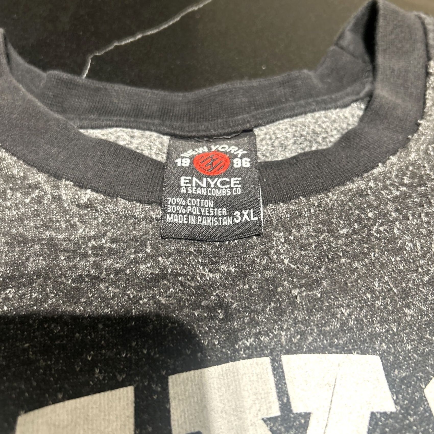 Enyce VINTAGE enyce Sweatshirt 3XL Men Gray Hip Hop Pullover Poetry Athletic Shirt Size US XXL / EU 58 / 5 - 2 Thumbnail