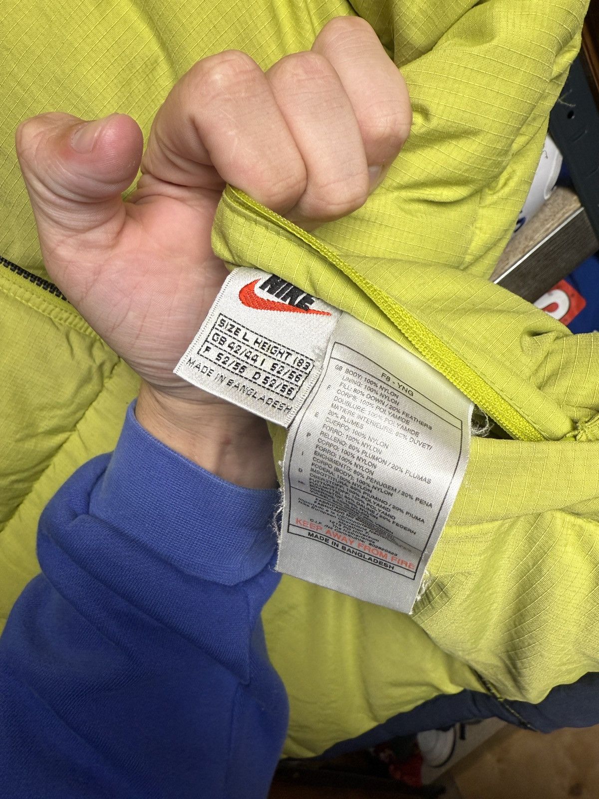 Nike × Nike ACG × Vintage Vintage Nike reversible puffer vest spell out big logo rare Size US XL / EU 56 / 4 - 10 Thumbnail