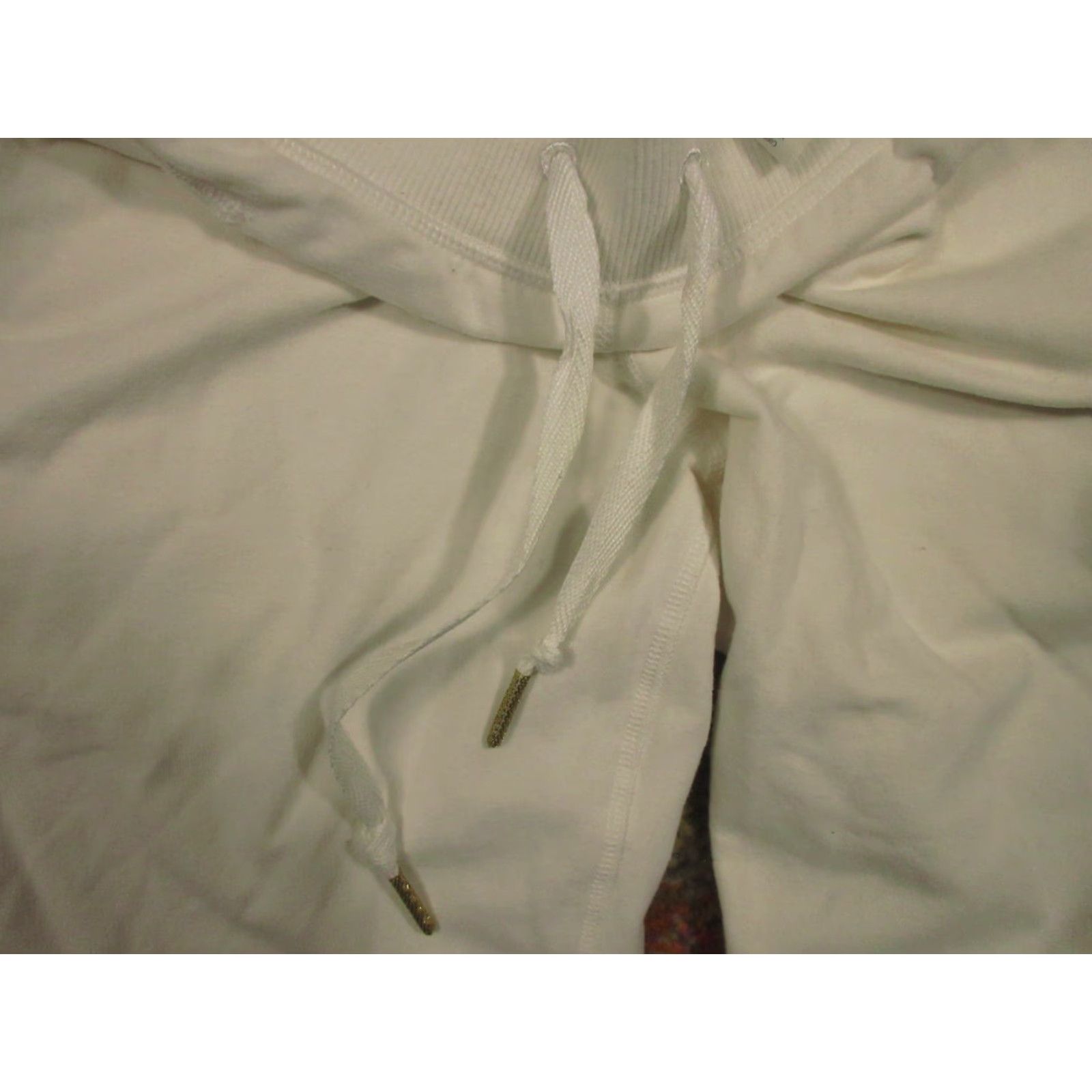 Lululemon Lululemon Jogger Women Size 8 White Cotton Stretch Performance Tapered Leg Pockets Elastic Waist 30x26 Activewear Size 30" / US 8 / IT 44 - 5 Thumbnail