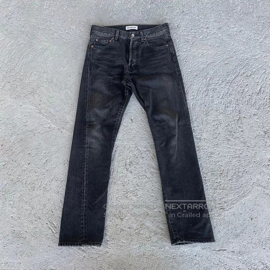 Japanese Brand Balenciaga 2018 Twisted Seam Jeans US28. Size US 28 / EU 44 - 1 Thumbnail