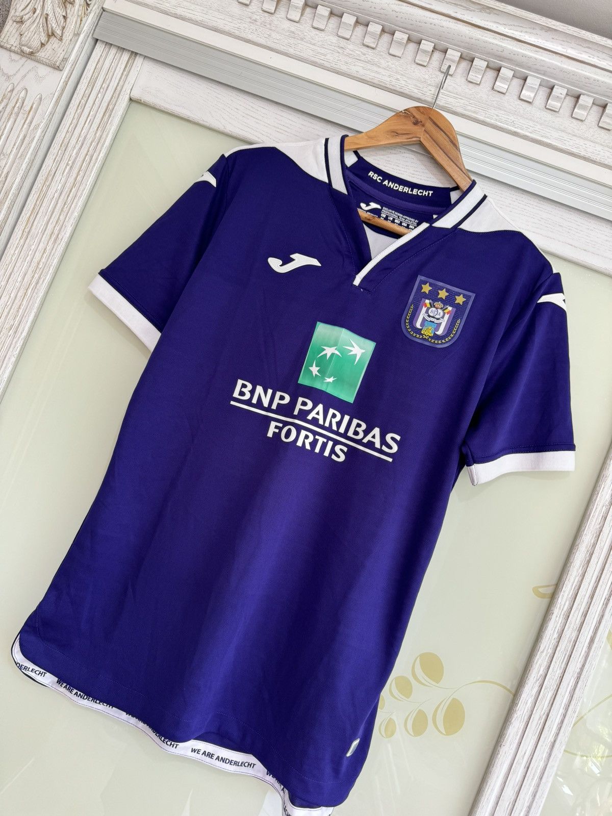 Adidas Anderlecht 2019-2020 Home Soccer Jersey Football Kit Shirt Size US M / EU 48-50 / 2 - 4 Thumbnail
