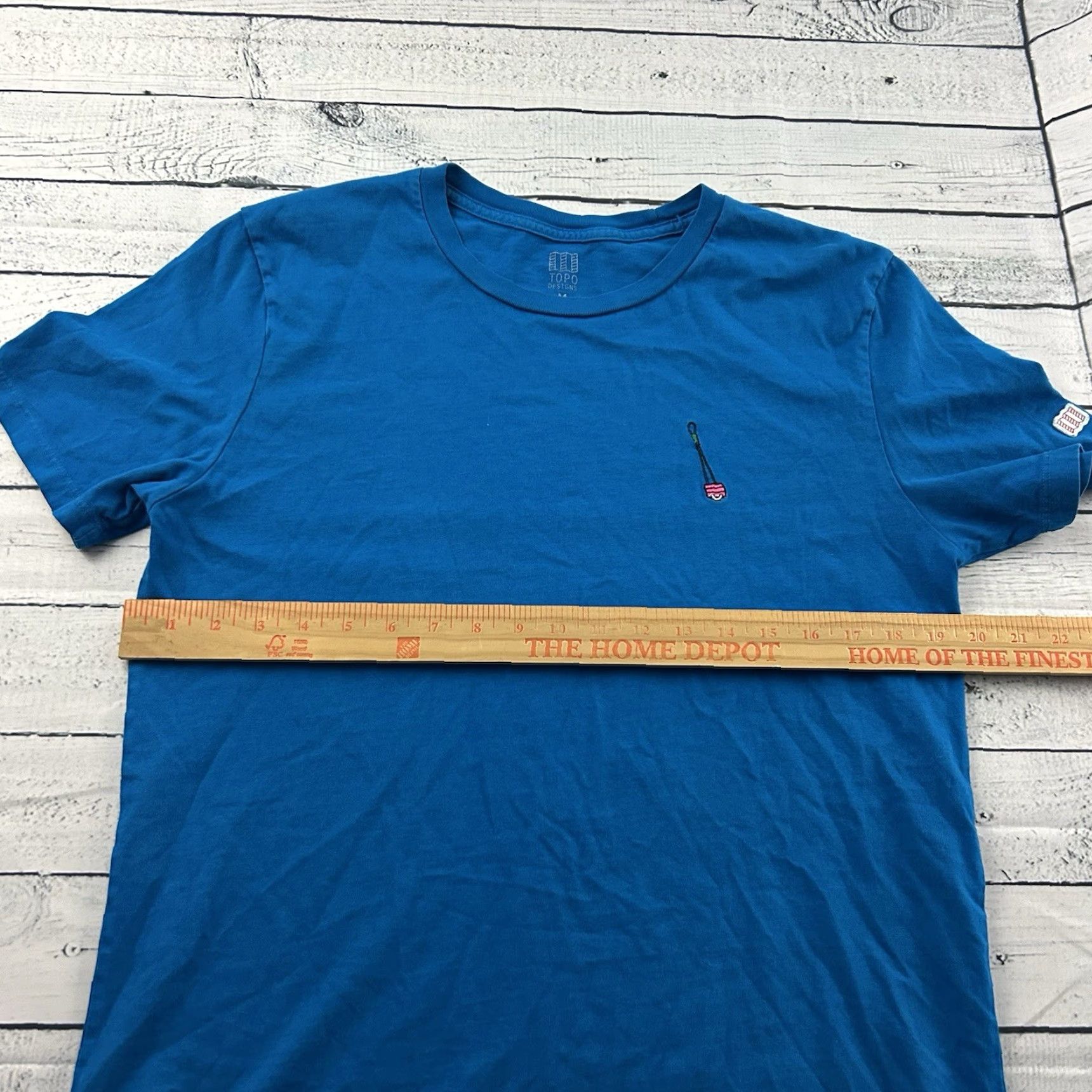 Topo Designs Topo Designs Short Sleeve T Shirt Men M Blue Made For Anywhere On Your Map Size US M / EU 48-50 / 2 - 6 Thumbnail
