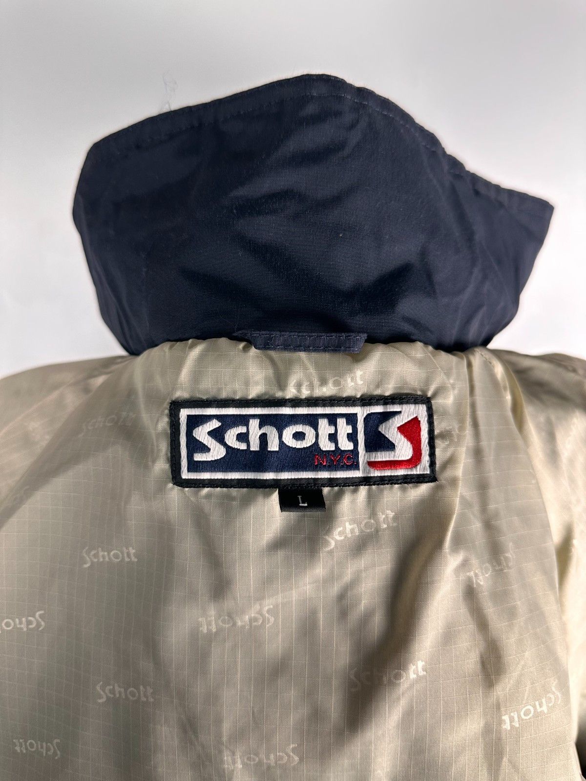 Schott Schott NYC Windbreaker Jacket Men’s Black Size L Size US L / EU 52-54 / 3 - 11 Thumbnail