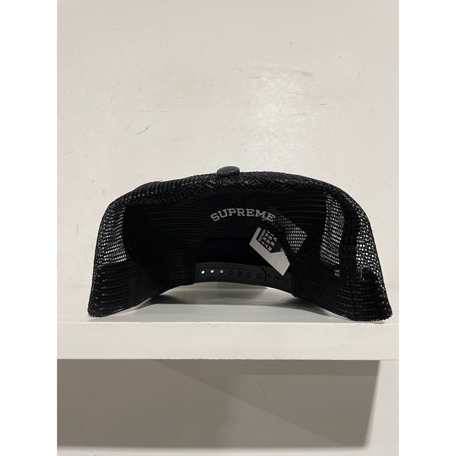 Supreme SUPREME RAFFIA MESH 5 PANEL BLACK CAP NEW Size ONE SIZE - 3 Thumbnail