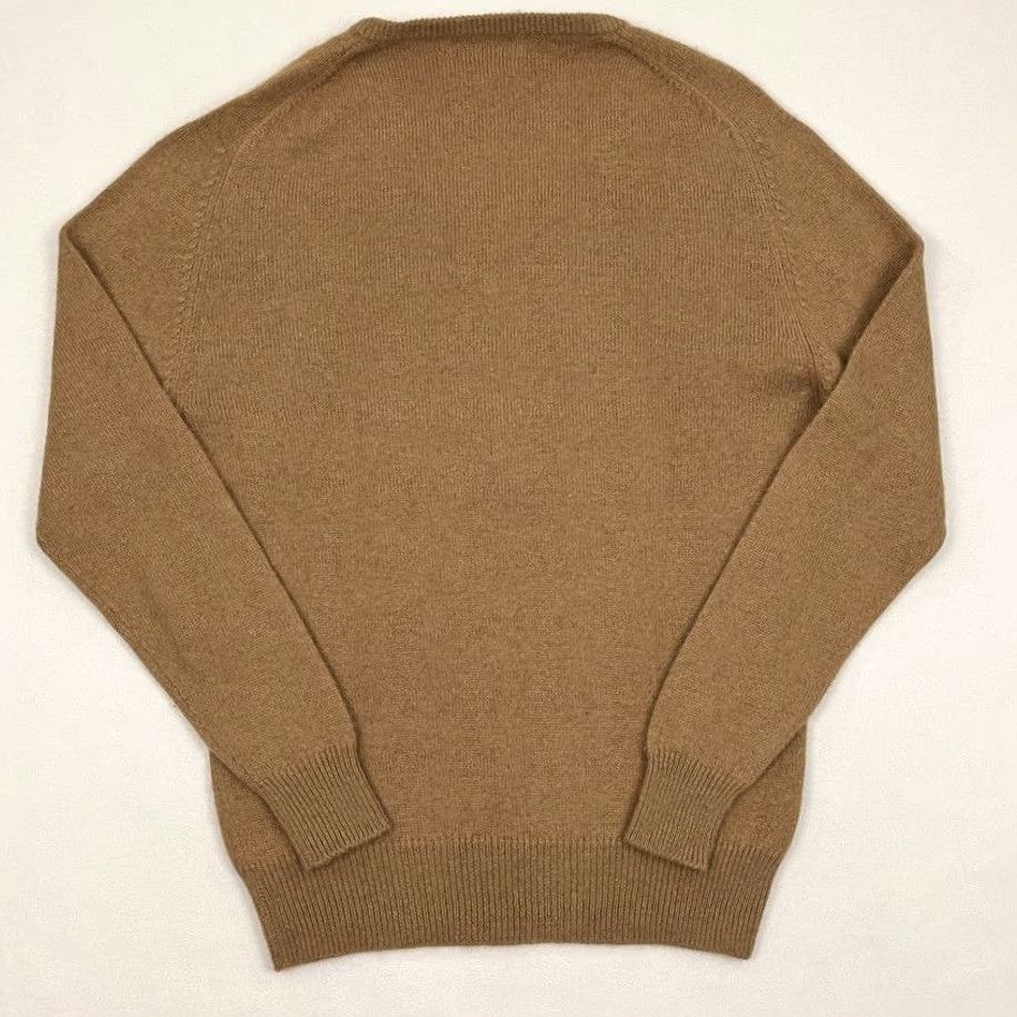 CO VINTAGE B Altman Co Camel Hair Sweater Mens L Brown Knit V-Neck Old Money Preppy 90s Mens Size US L / EU 52-54 / 3 - 6 Thumbnail