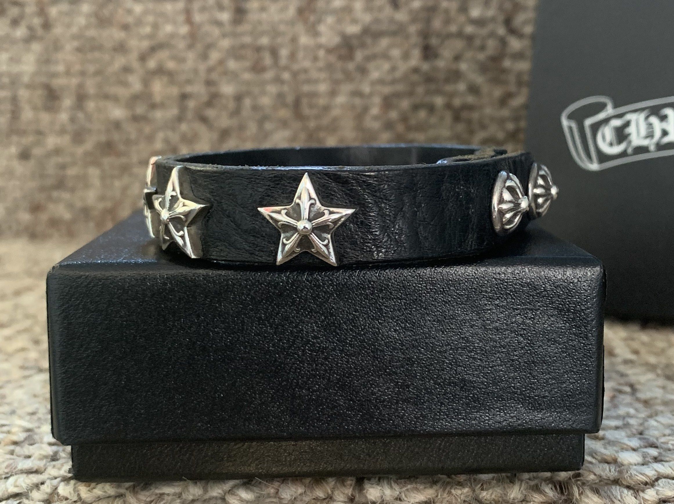 Chrome Hearts Chrome Hearts Adjustable Leather Silver Snap Bracelet Size ONE SIZE - 3 Thumbnail