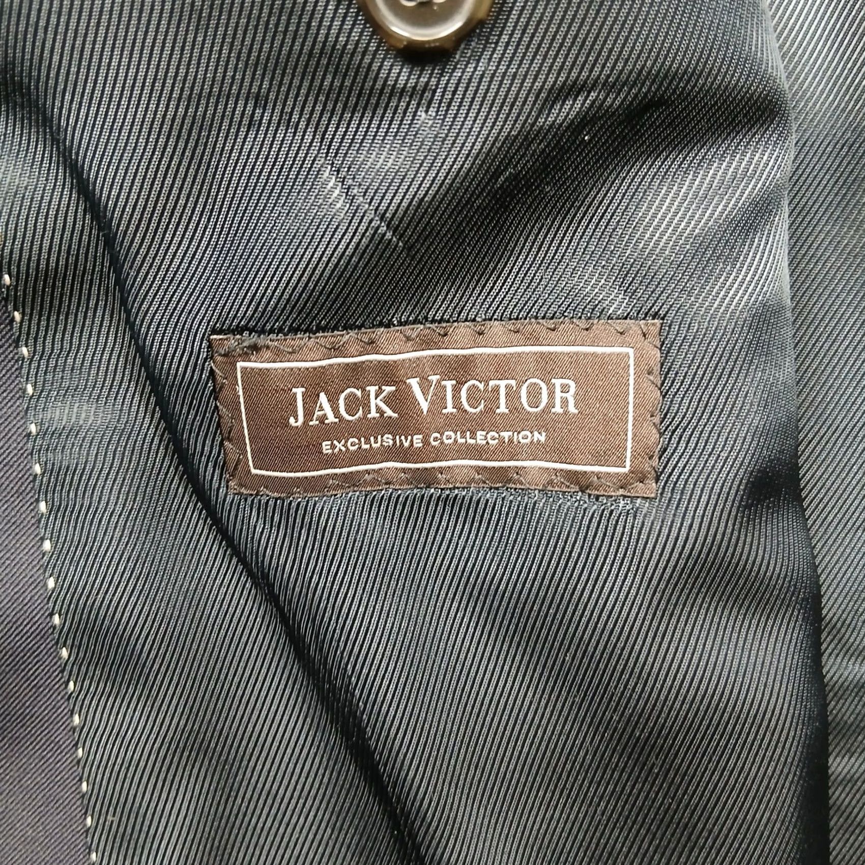 Jack Victor Jack Victor Blazer Big & Tall 52R Navy Wool Button Size 52R - 4 Thumbnail