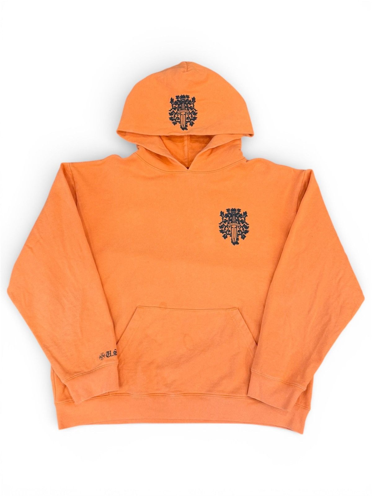Chrome Hearts Chrome Hearts Orange Dagger Hoodie Size US XXL / EU 58 / 5 - 2 Thumbnail