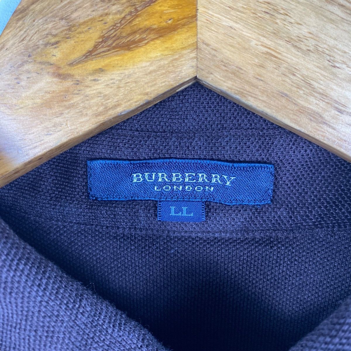 Burberry BURBERRY LONDON Small Embroidery Pony Brown Striped Polo Size US L / EU 52-54 / 3 - 5 Thumbnail