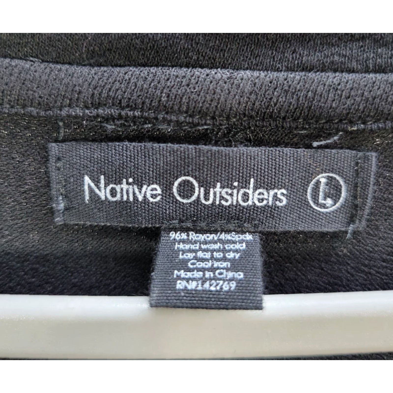 Native Native Outsiders Black T-Shirt Dress Short Sleeve Casual Sz L NWT Womens Rayon Dress Length Short T-Shirt Dress Black Size L / US 10 / IT 46 - 3 Thumbnail