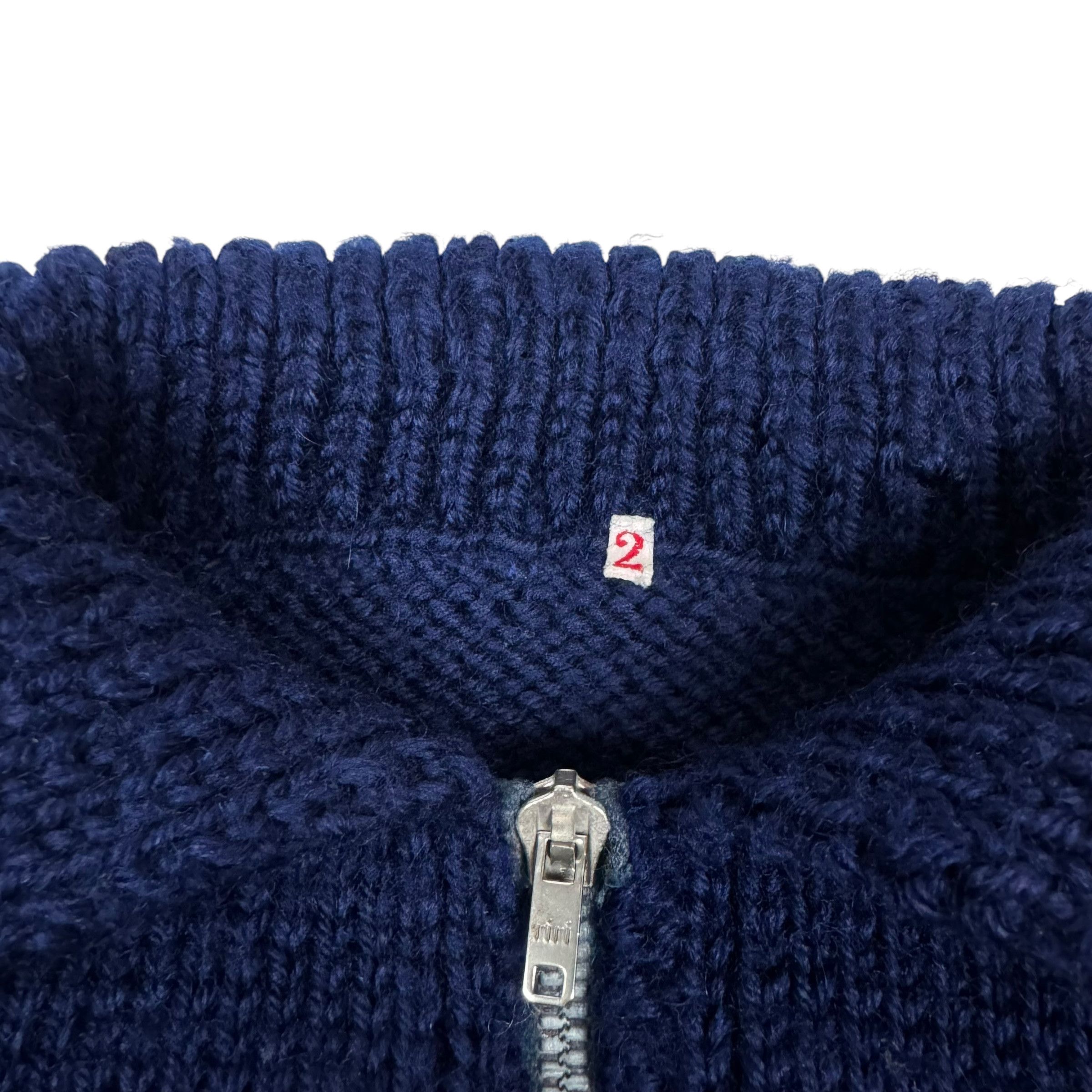 Kapital × Vintage Vintage Kapital style Navy Knit Sweater Size XS / US 0-2 / IT 36-38 - 6 Thumbnail