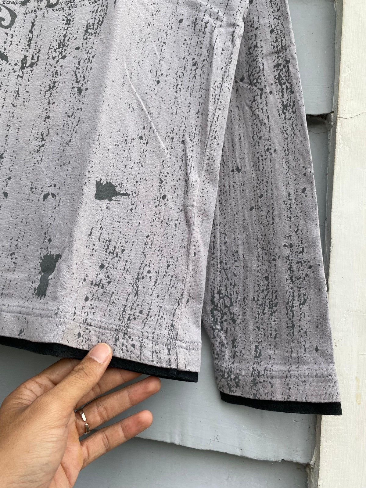 If Six Was Nine BADGER Y2K Grunge Graphic Long Sleeve Distressed Print Tee Size US L / EU 52-54 / 3 - 7 Thumbnail