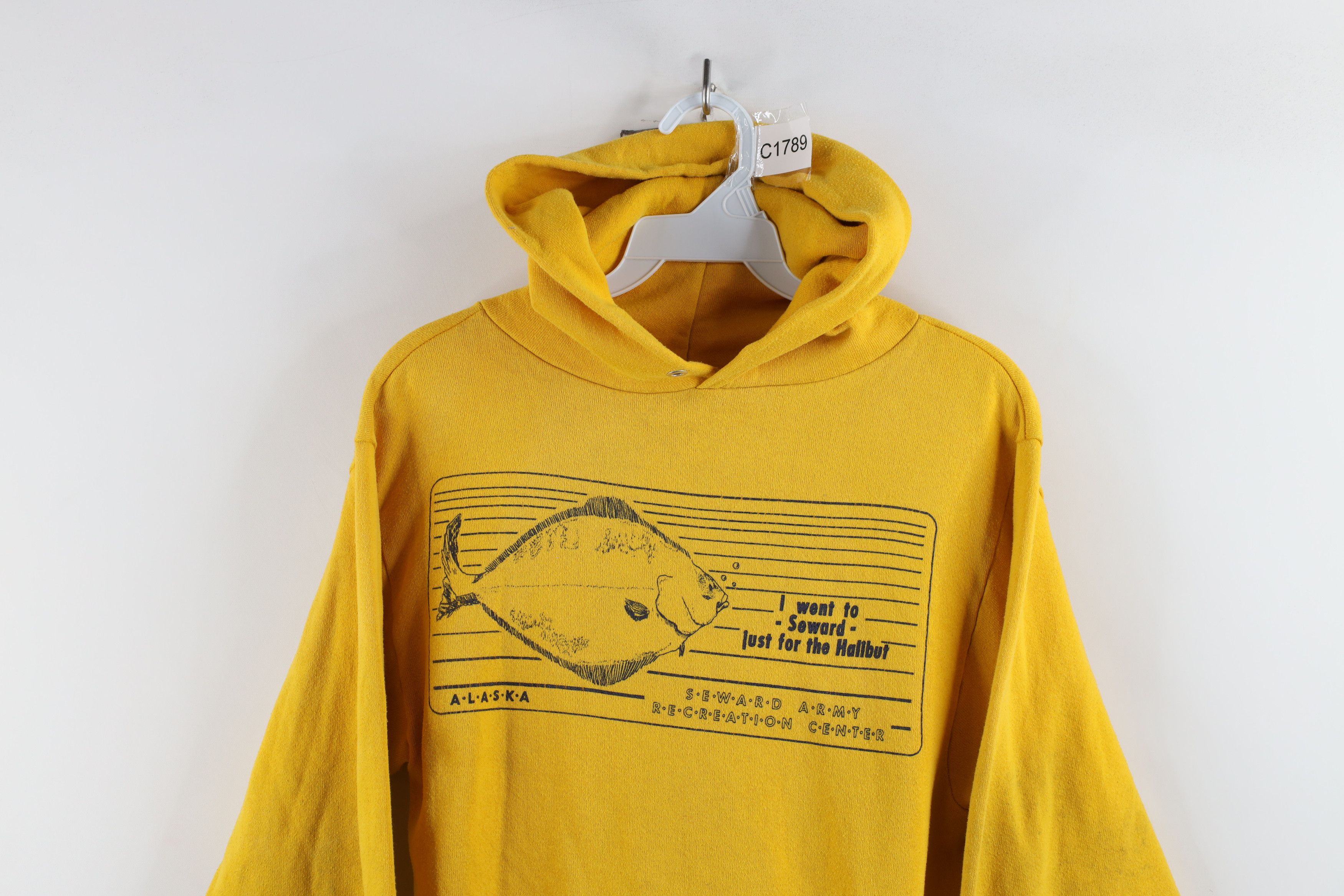 Vintage Vintage 80s 90s Army Center Alaska Hoodie Sweatshirt USA Size M / US 6-8 / IT 42-44 - 2 Thumbnail