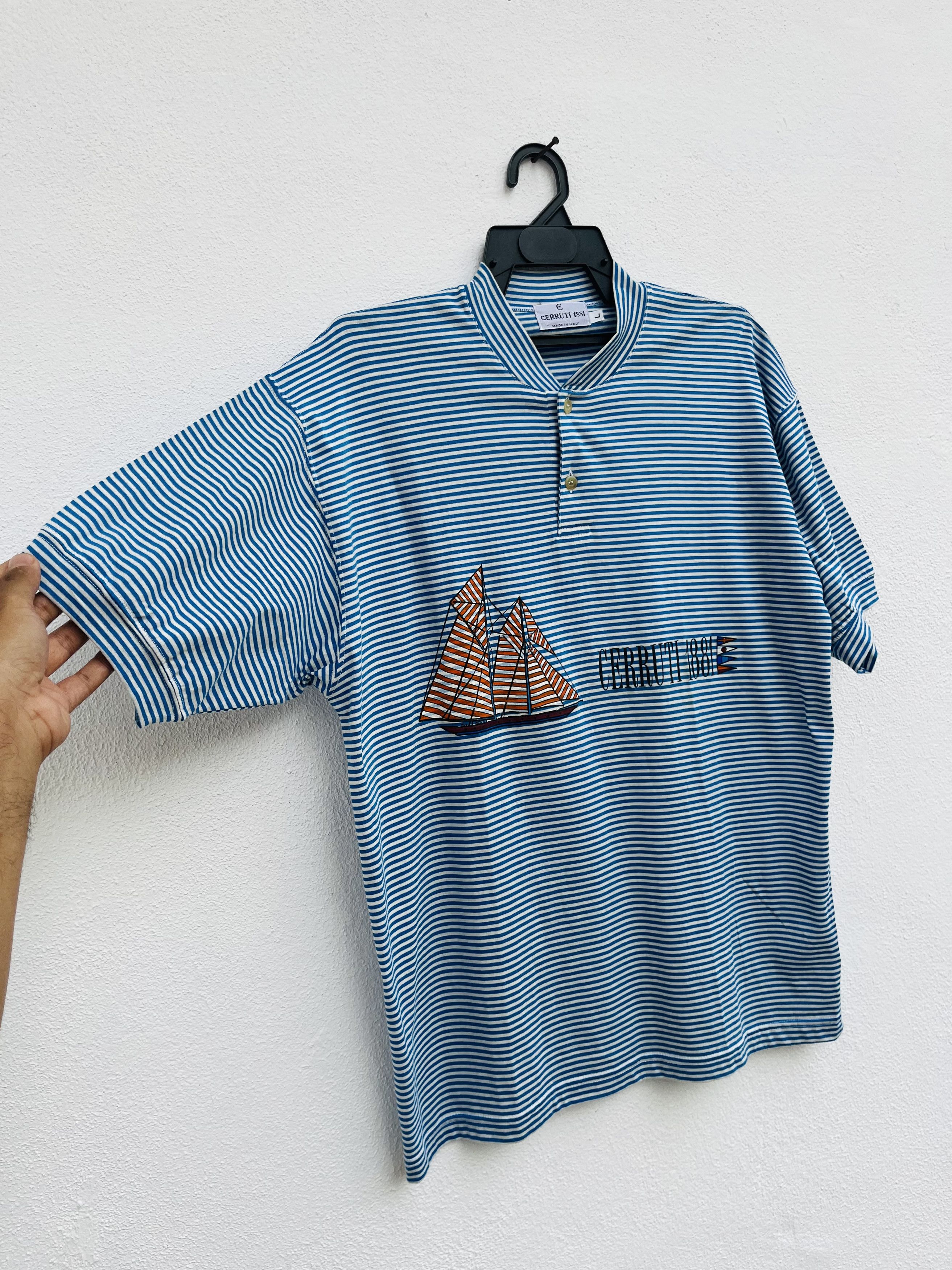 Cerruti 1881 × Japanese Brand × Vintage Vintage Cerruti 1881 Striped Designer Fashion Style Size US L / EU 52-54 / 3 - 4 Thumbnail