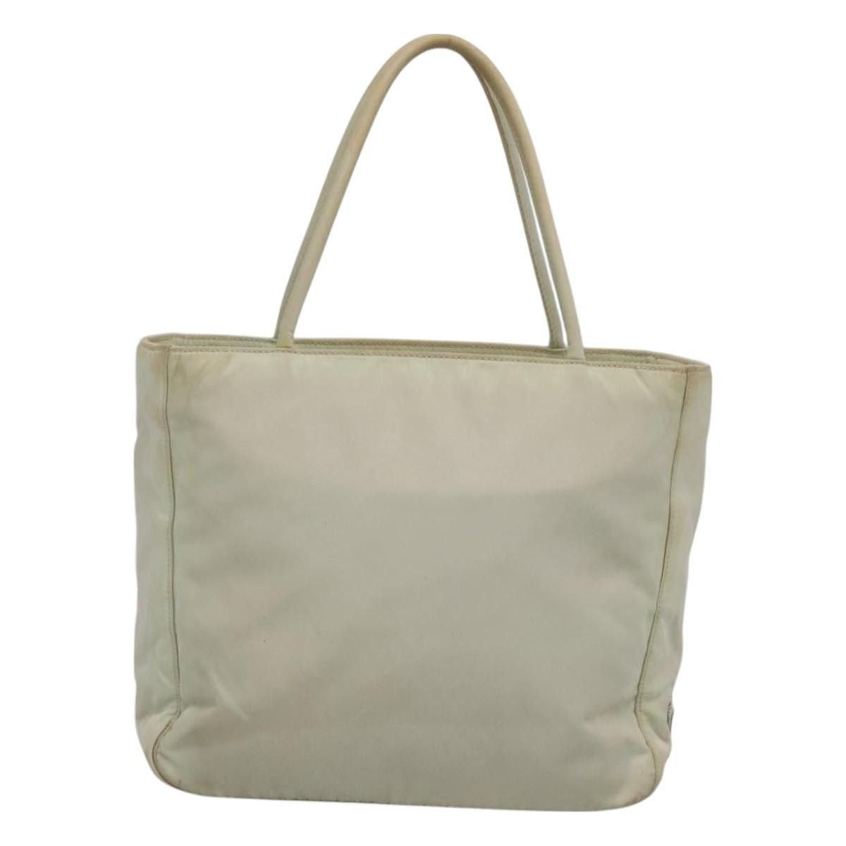 Prada PRADA Hand Bag Nylon White Size ONE SIZE - 3 Thumbnail