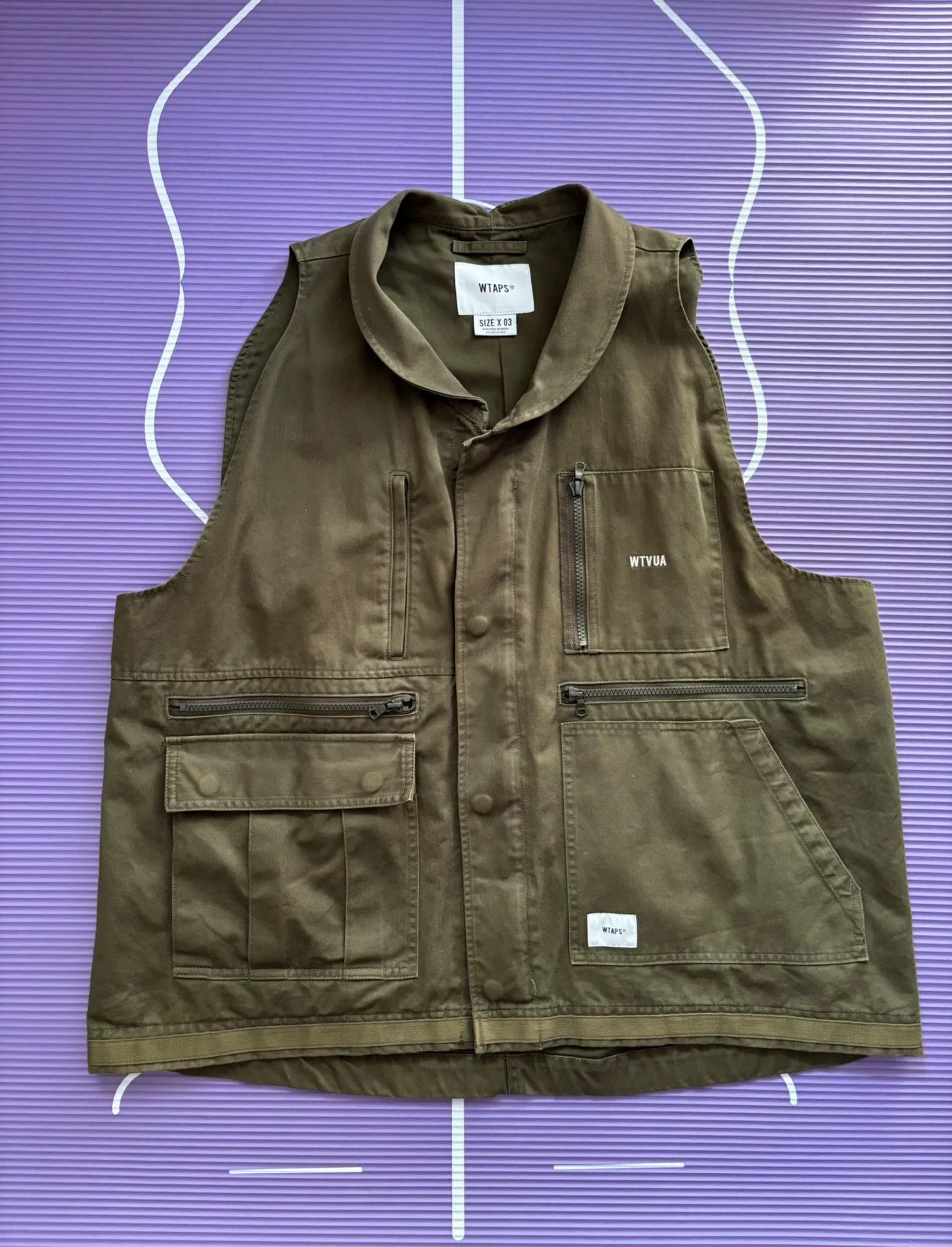 Wtaps WTAPS 18ss REP Utility Cargo Vest | Grailed