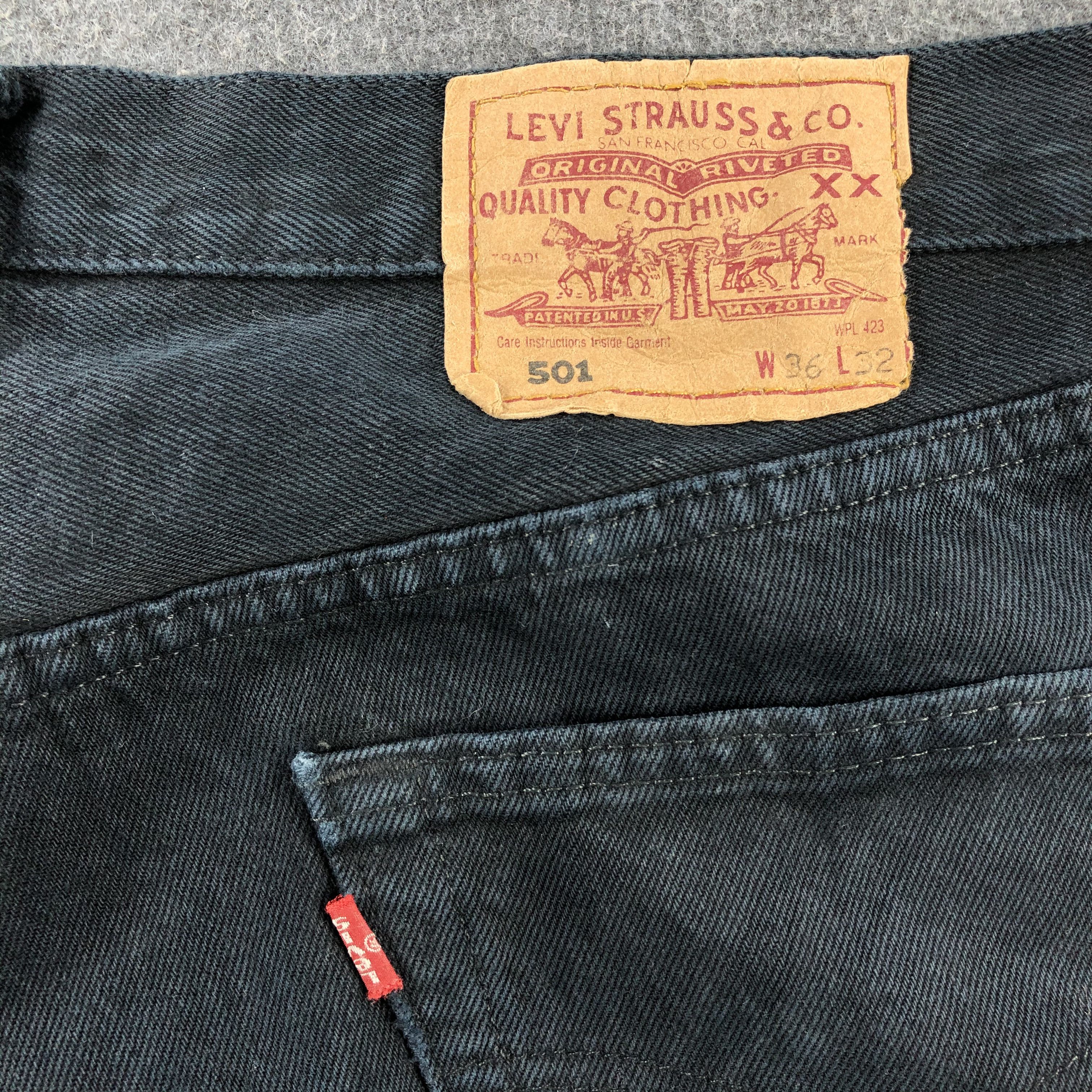 Levi's Vintage 90s Levis 501 Earth Tone Jeans-JM2054 Size US 36 / EU 52 - 6 Thumbnail