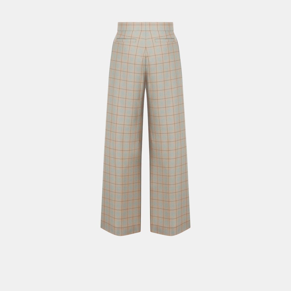 Dior o1bcso1str1124 Wide-Leg Pants in Beige Size US 26 / EU 42 - 2 Thumbnail