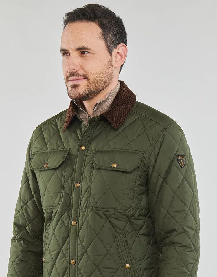 Polo Ralph Lauren o1s22i1n0125 Quilted Jacket in Dark Green Size US M / EU 48-50 / 2 - 4 Thumbnail