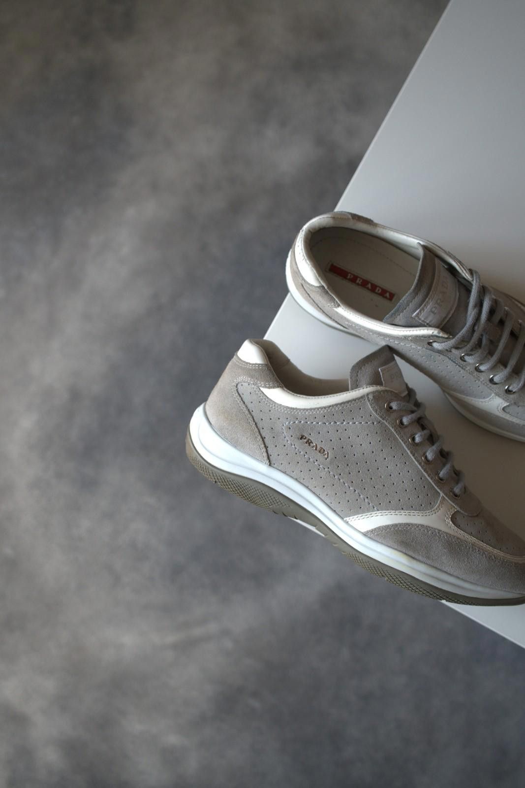 Prada 2005 Prada Suede Low Top Sneakers Women Size 8.5 Size US 8.5 / IT 38.5 - 5 Thumbnail