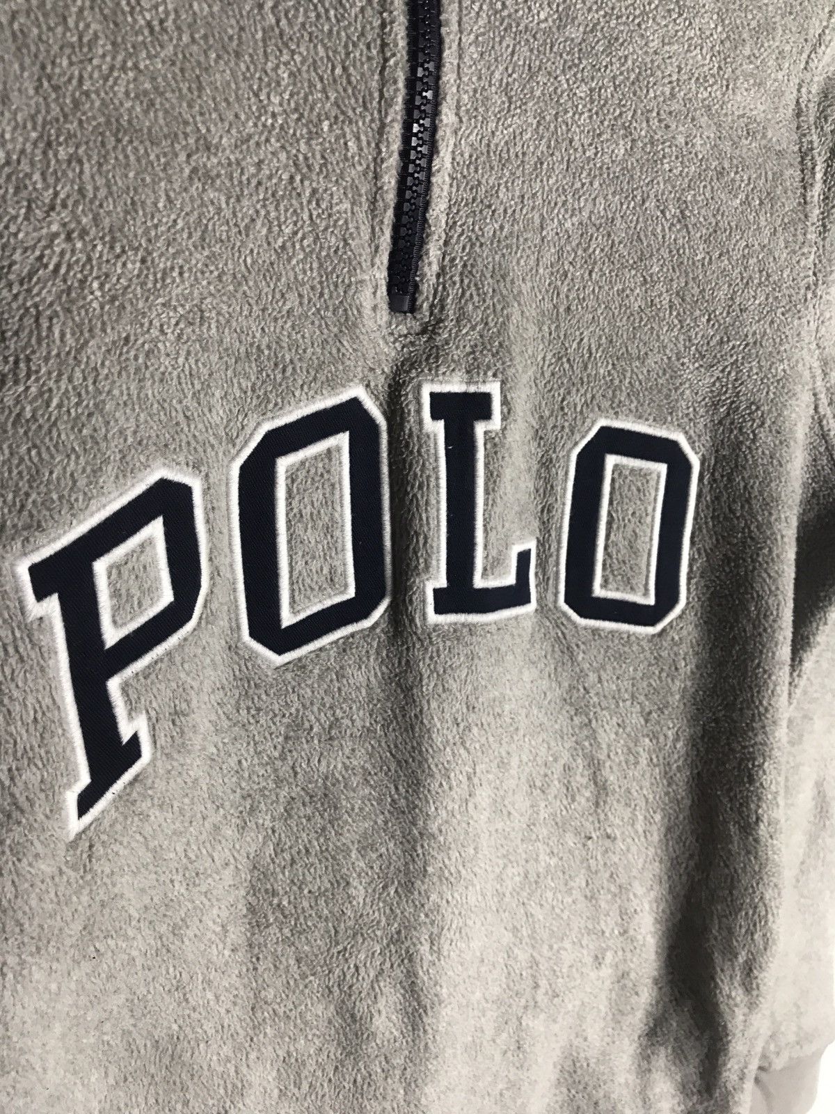 Polo Ralph Lauren × RRL Ralph Lauren × Ralph Lauren 🔥Rare🔥Polo Ralph Lauren Big Logo Fleece Half Zip Sweatshirt Size US S / EU 44-46 / 1 - 4 Thumbnail