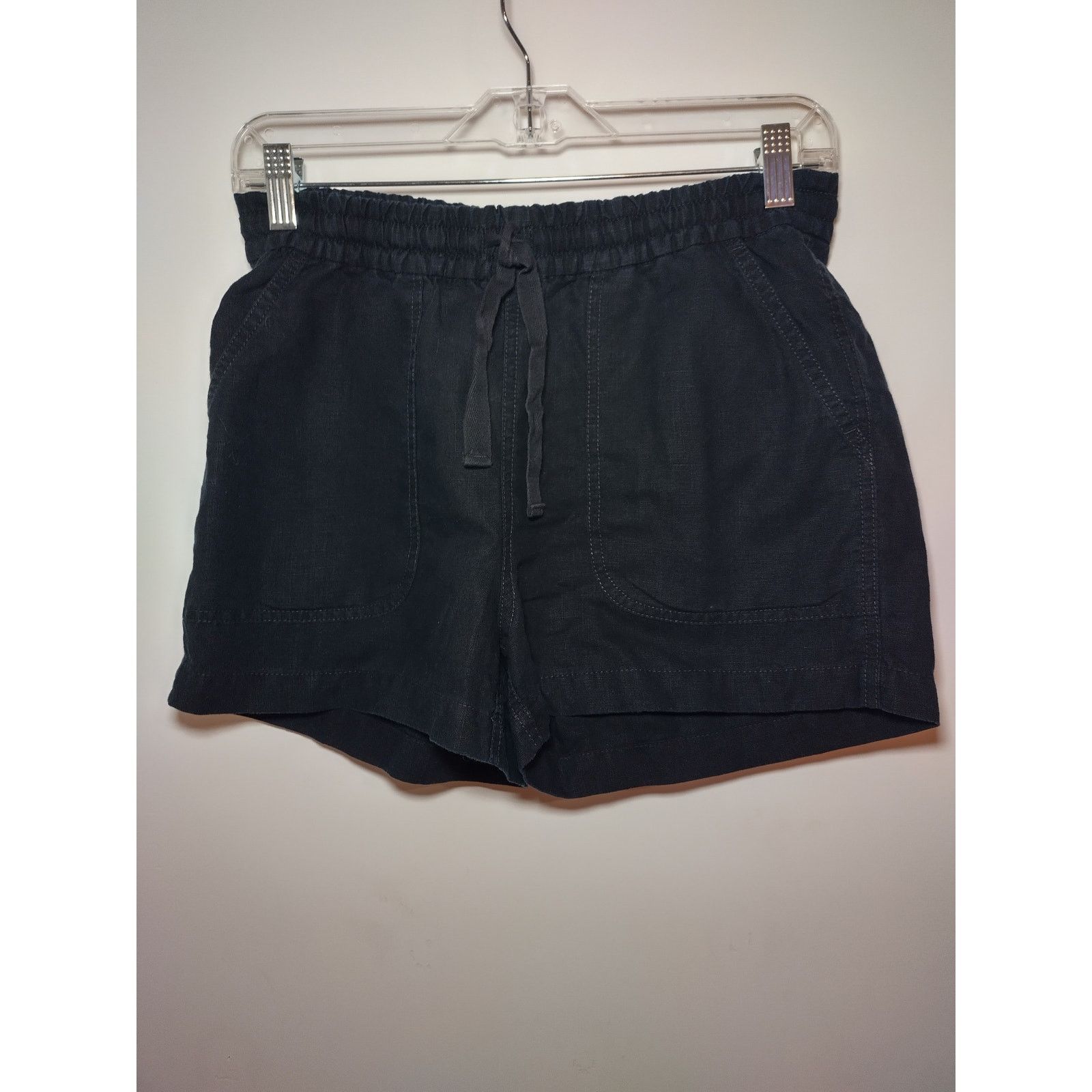 J.Crew J.Crew Womens Shorts High Rise Drawstring Pockets Black XS Size 24" / US 00 / IT 34 - 1 Thumbnail