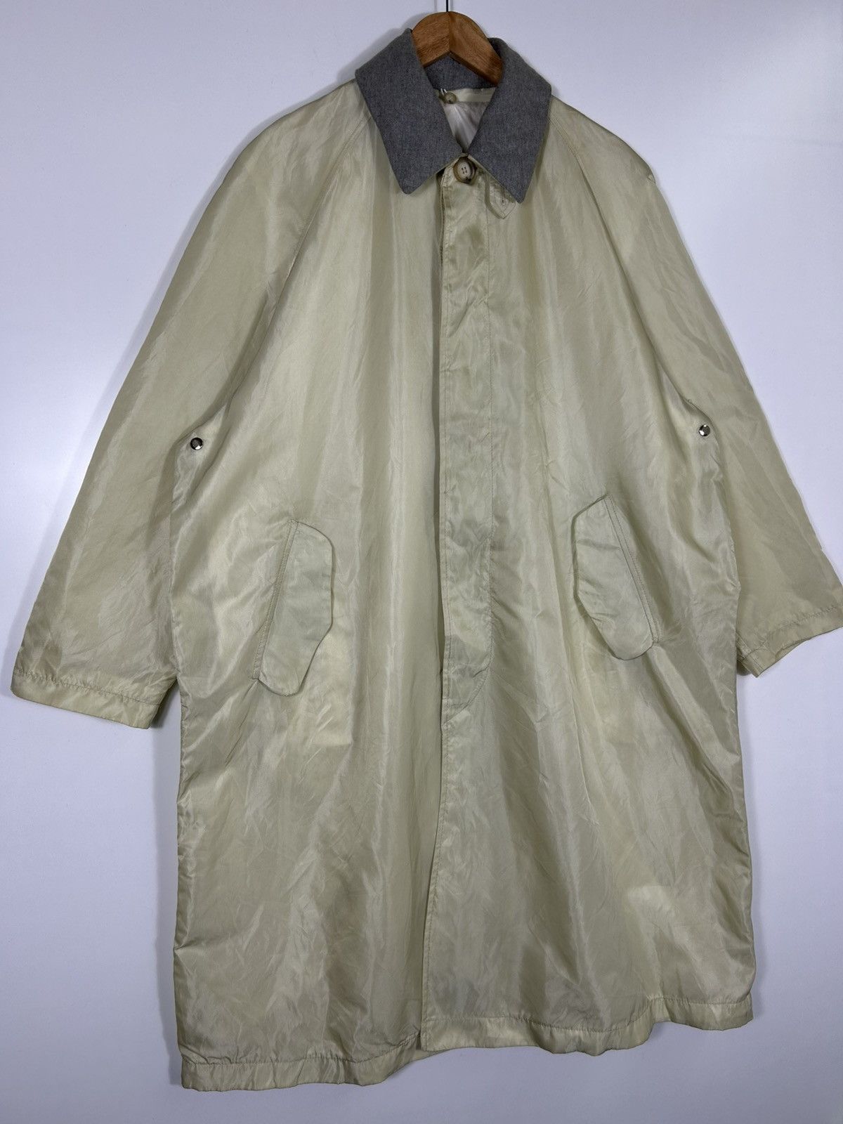 Kenzo Vintage Kenzo Homme Oversized Nylon Coat Made in Italy Size US L / EU 52-54 / 3 - 2 Thumbnail