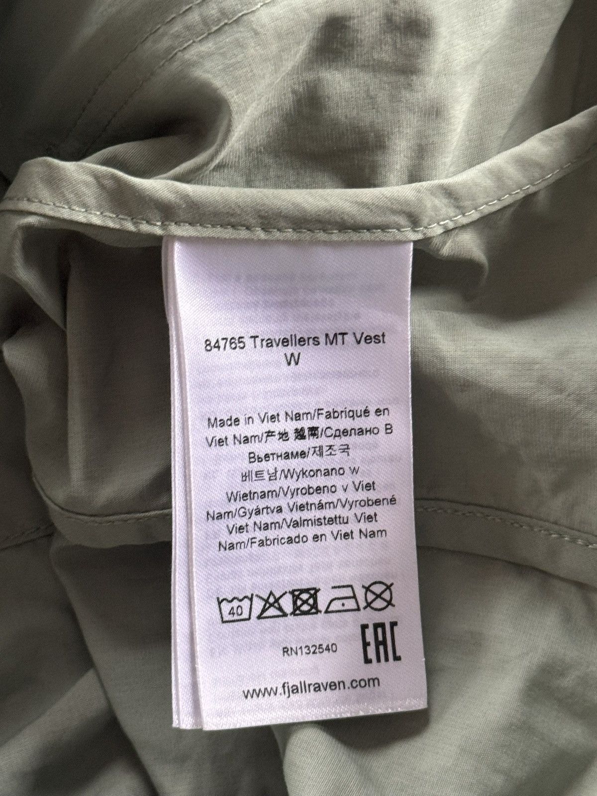 Fjallraven Fjallraven XS Travellers MT Vest sleeveless jacket outdoor Size XS / US 0-2 / IT 36-38 - 9 Thumbnail