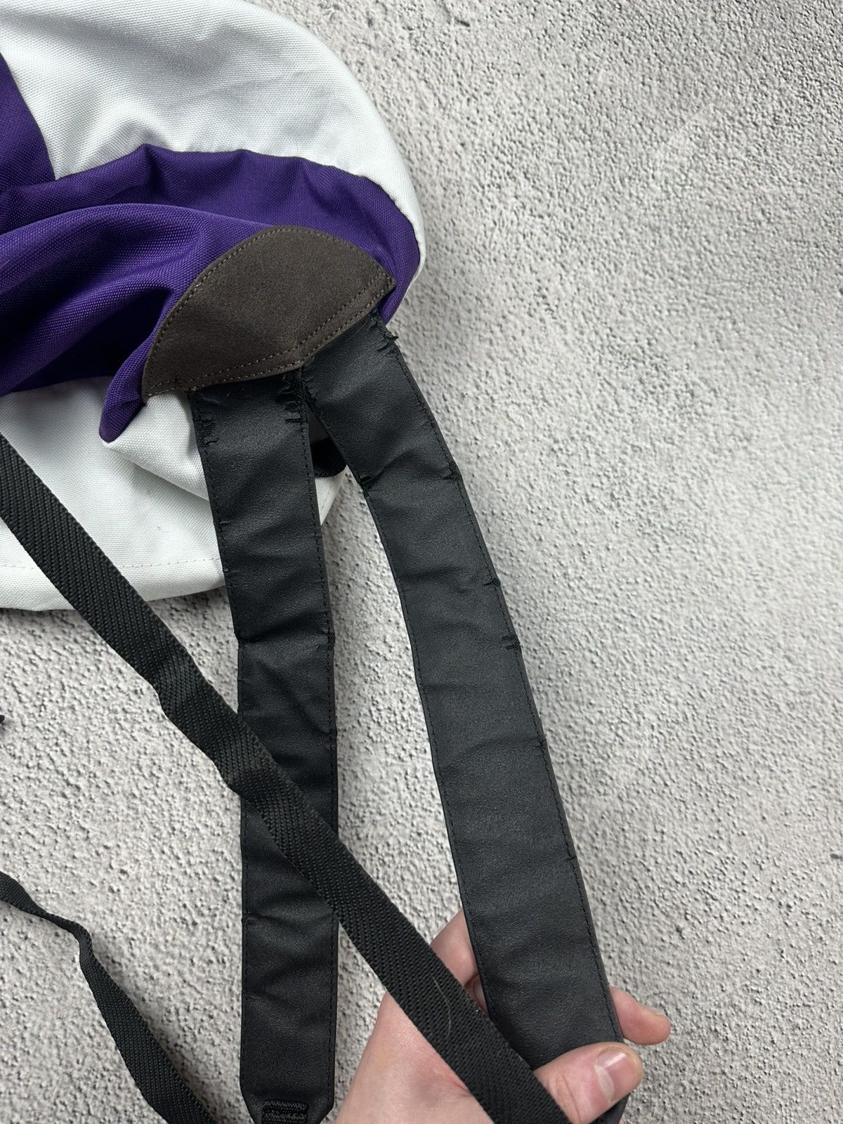 Napapijri VTG Napapijri Backpack Y2K Bag Hype Crazy Logo Patch Style Size ONE SIZE - 19 Thumbnail