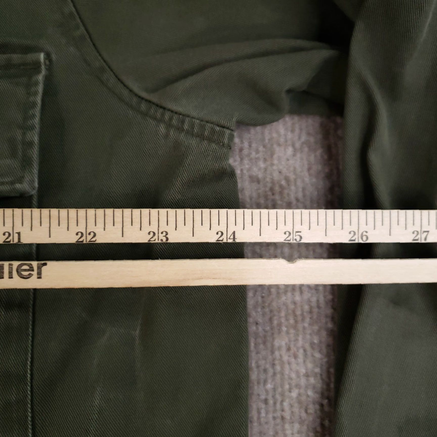 H&M H&M Divided Men's Cotton Military Jacket XL Green Casual Workwear 2010s Size US XL / EU 56 / 4 - 3 Thumbnail