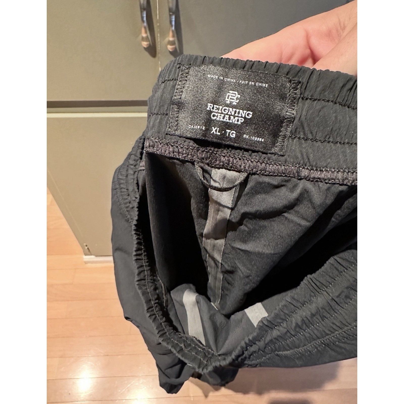 Reigning Champ Reigning Champ Pants Water/Wind Resistant XL Black Size US 36 / EU 52 - 4 Thumbnail