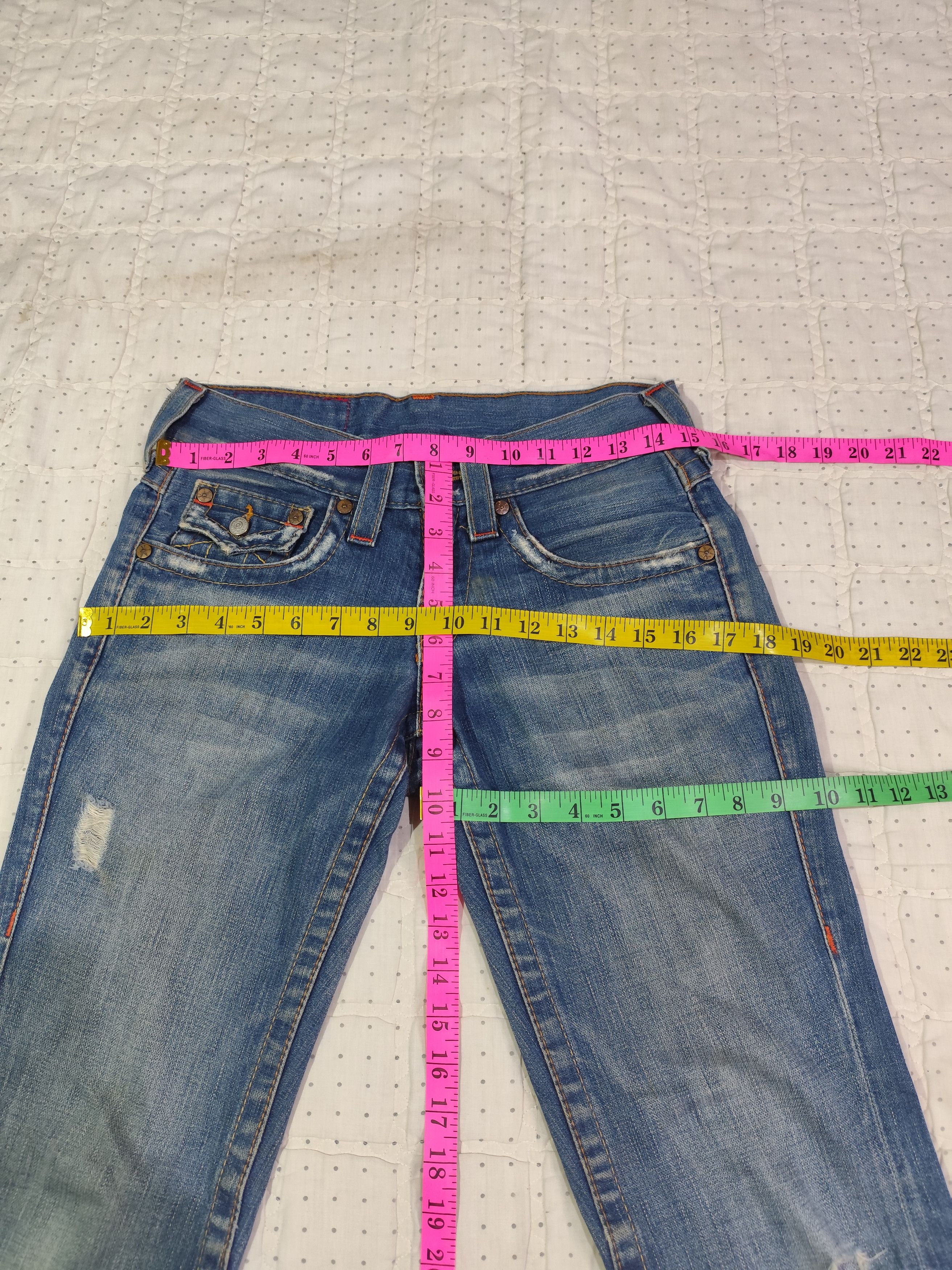 True Religion Vintage True Religion Flare Denim J021 Size 30" / US 8 / IT 44 - 20 Thumbnail