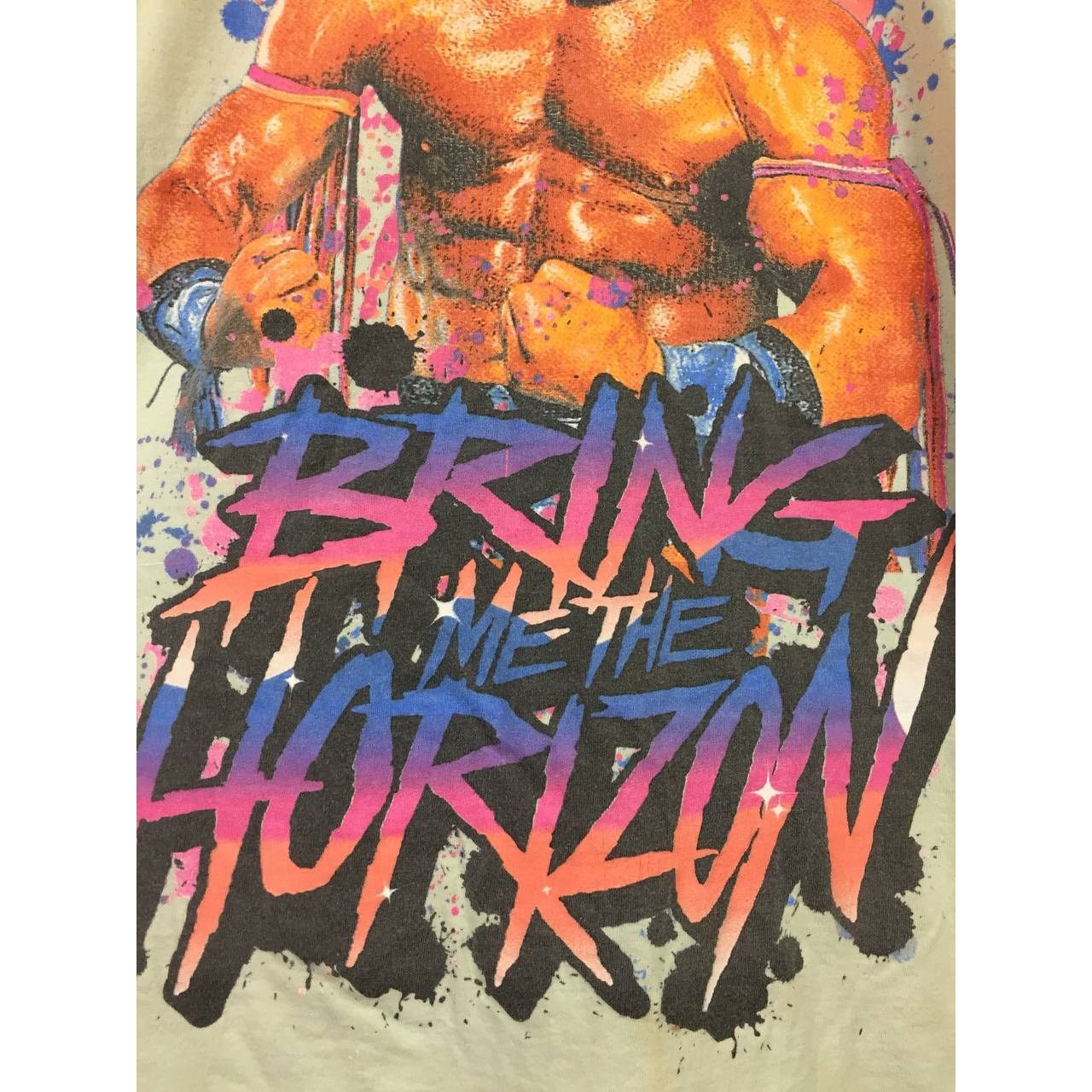 Vintage Ultimate Warrior Bring Me The Horizon WWF WWE Wrestling Tee Size US M / EU 48-50 / 2 - 7 Thumbnail